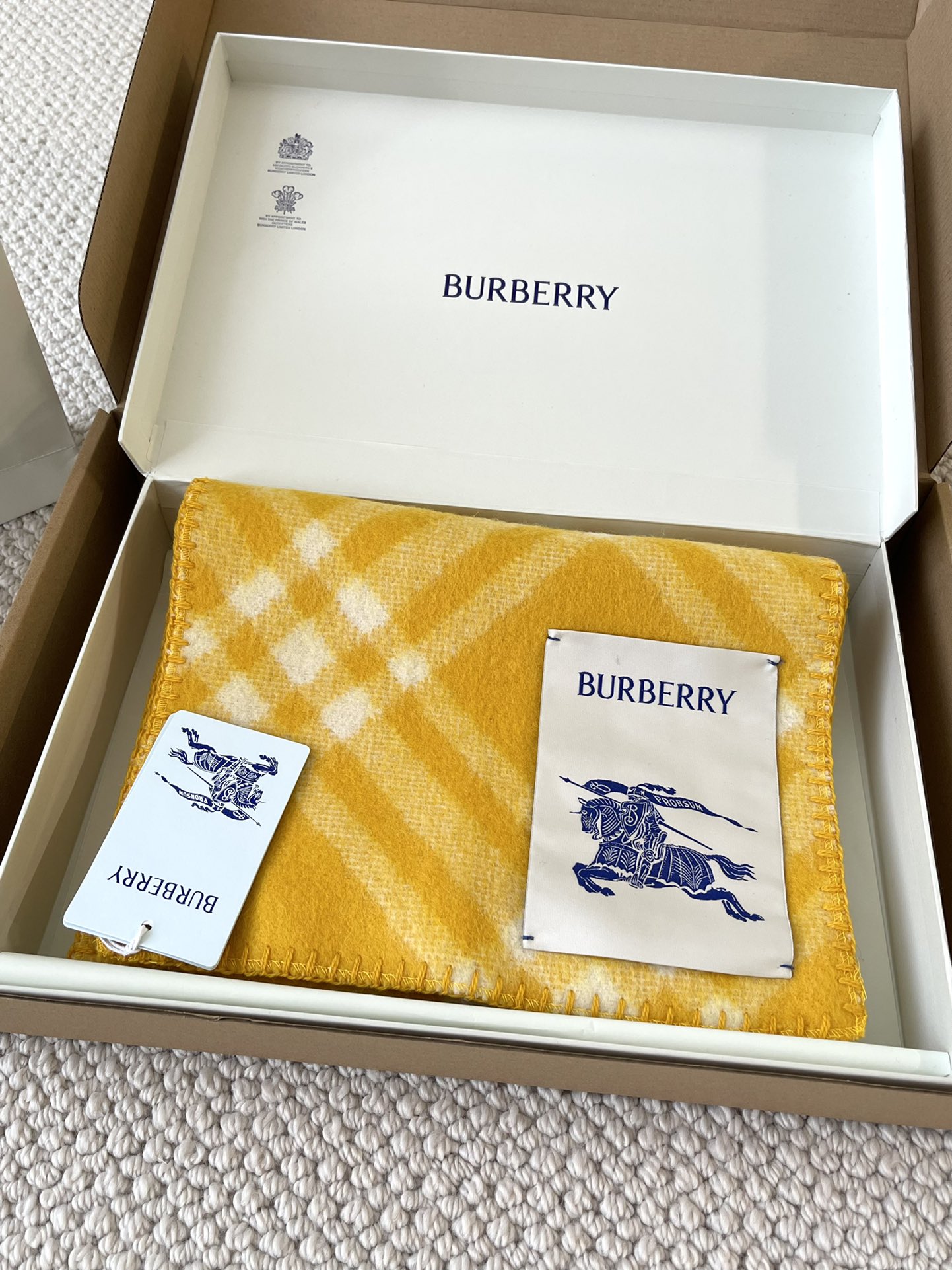 Burberry 빈티지 체크 울 스카프