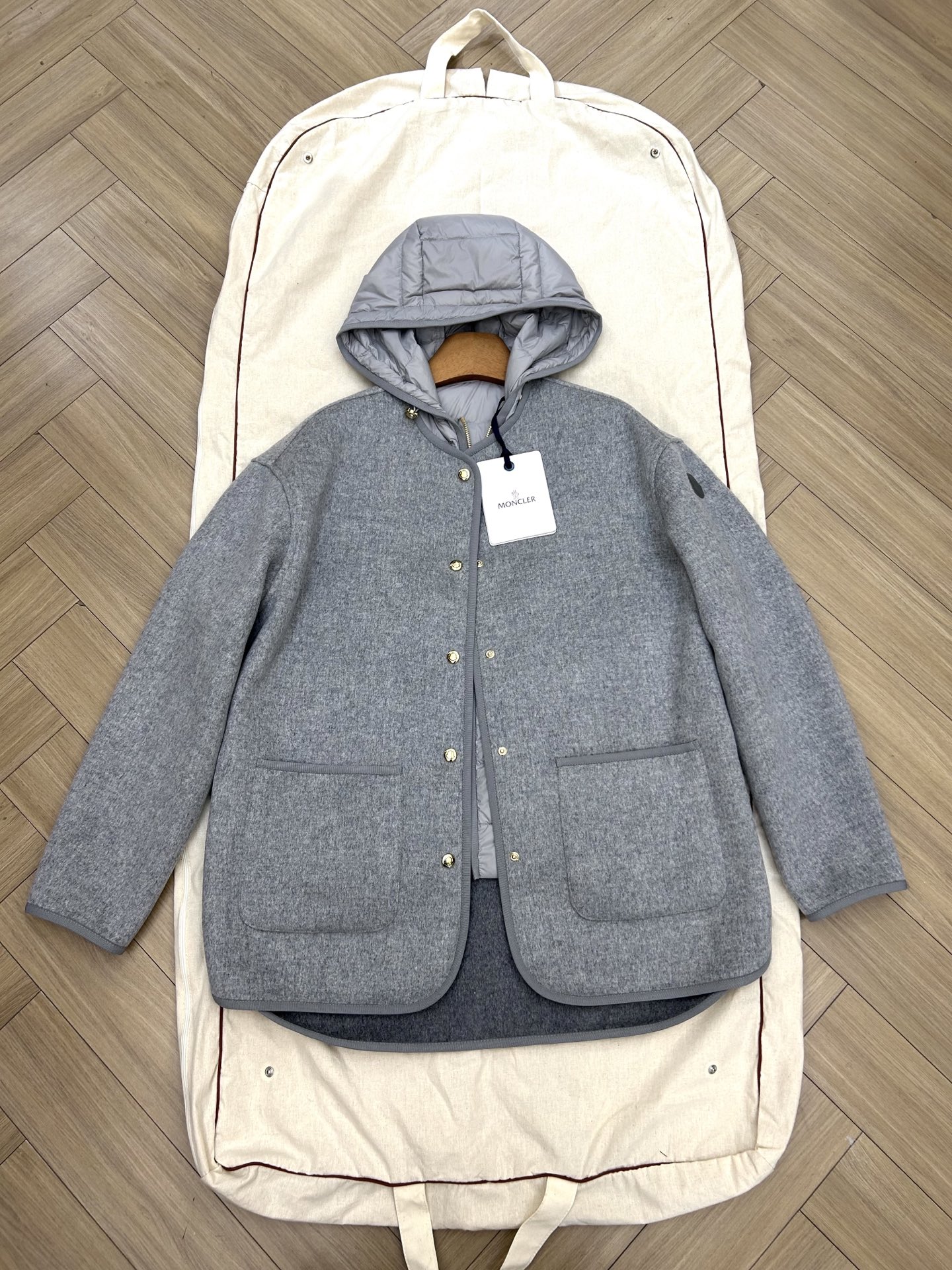 Reposse 3-in-1 Wool & Cashmere Short Down Jacket