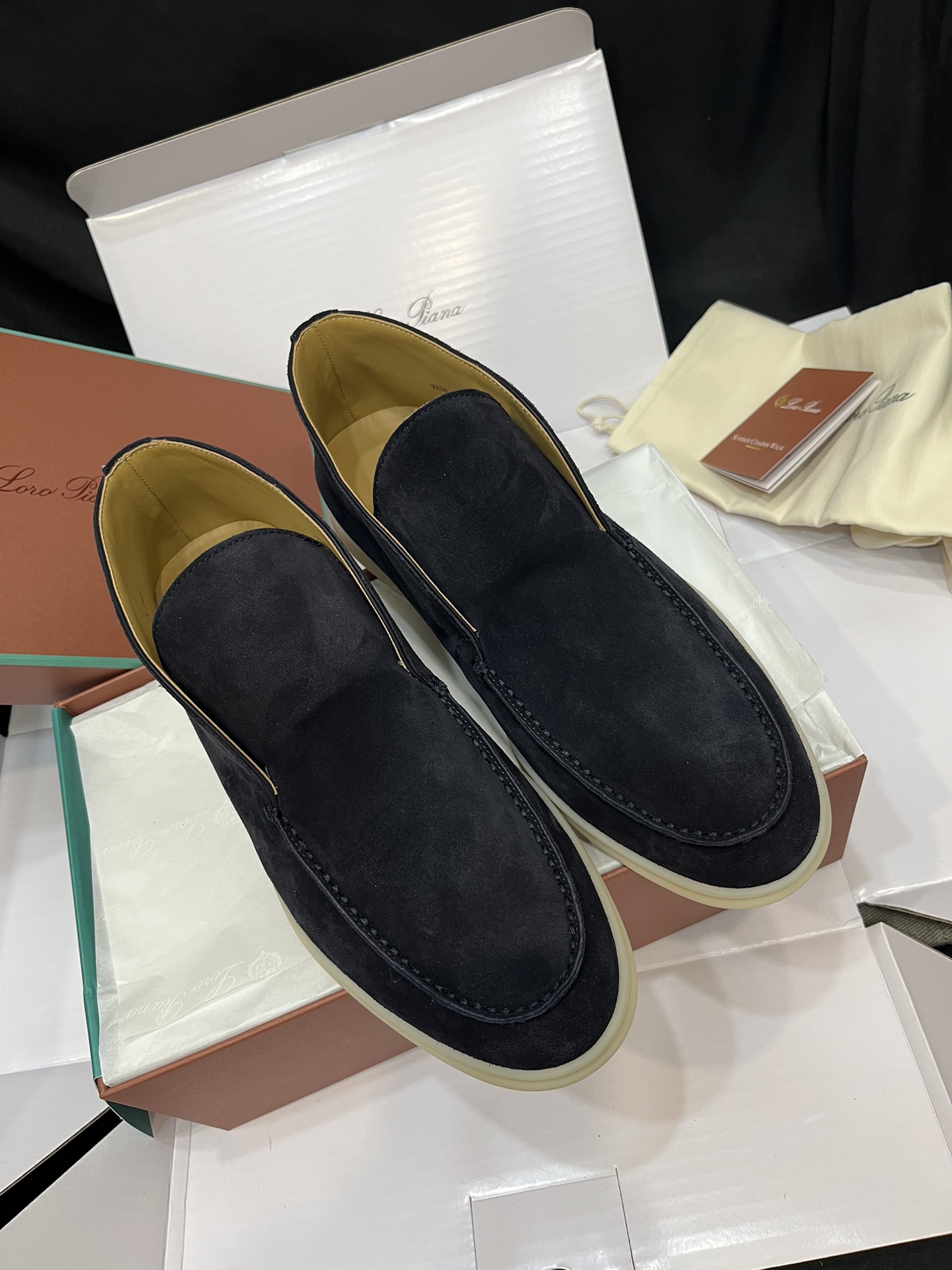 Loro Piana - Open Walk suede ankle boots