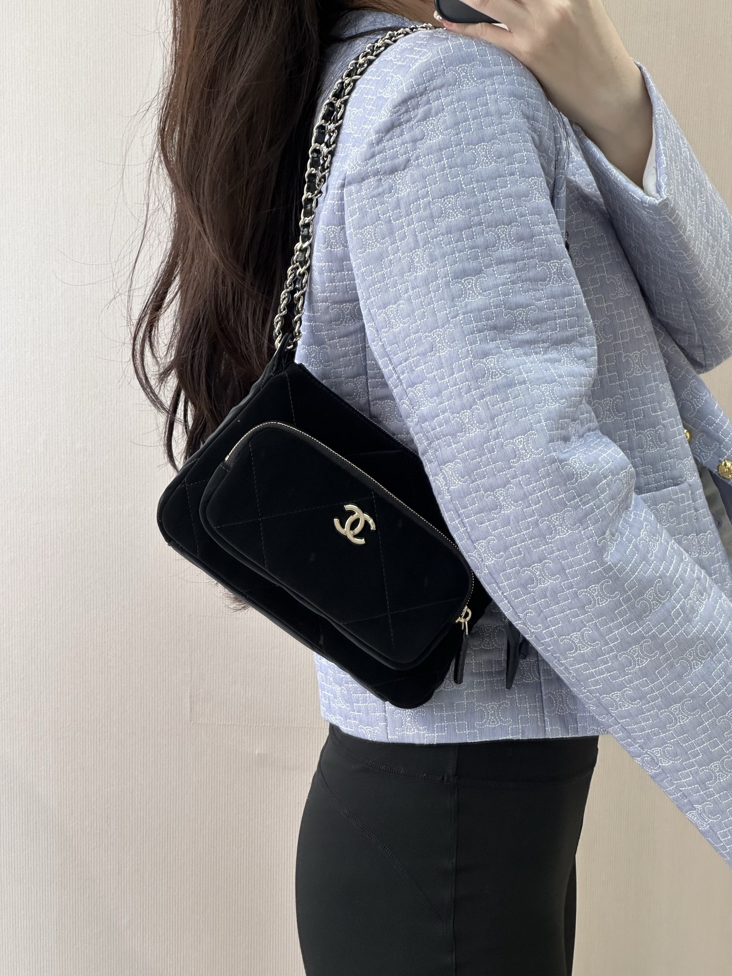 샤❤넬넬 체인 달린 미니백 AP4771 21-7.5-15cm