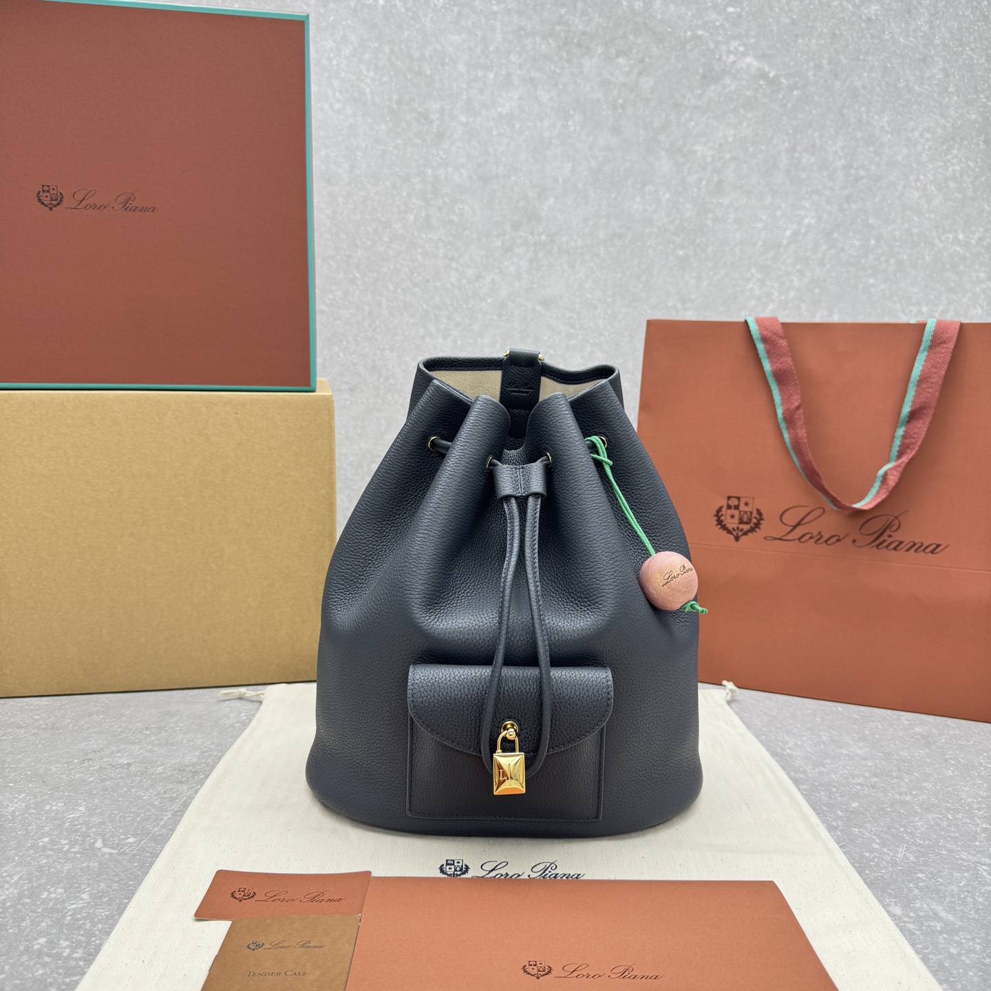 Loro Piana Extra Pocket 백팩  26×16×26cm