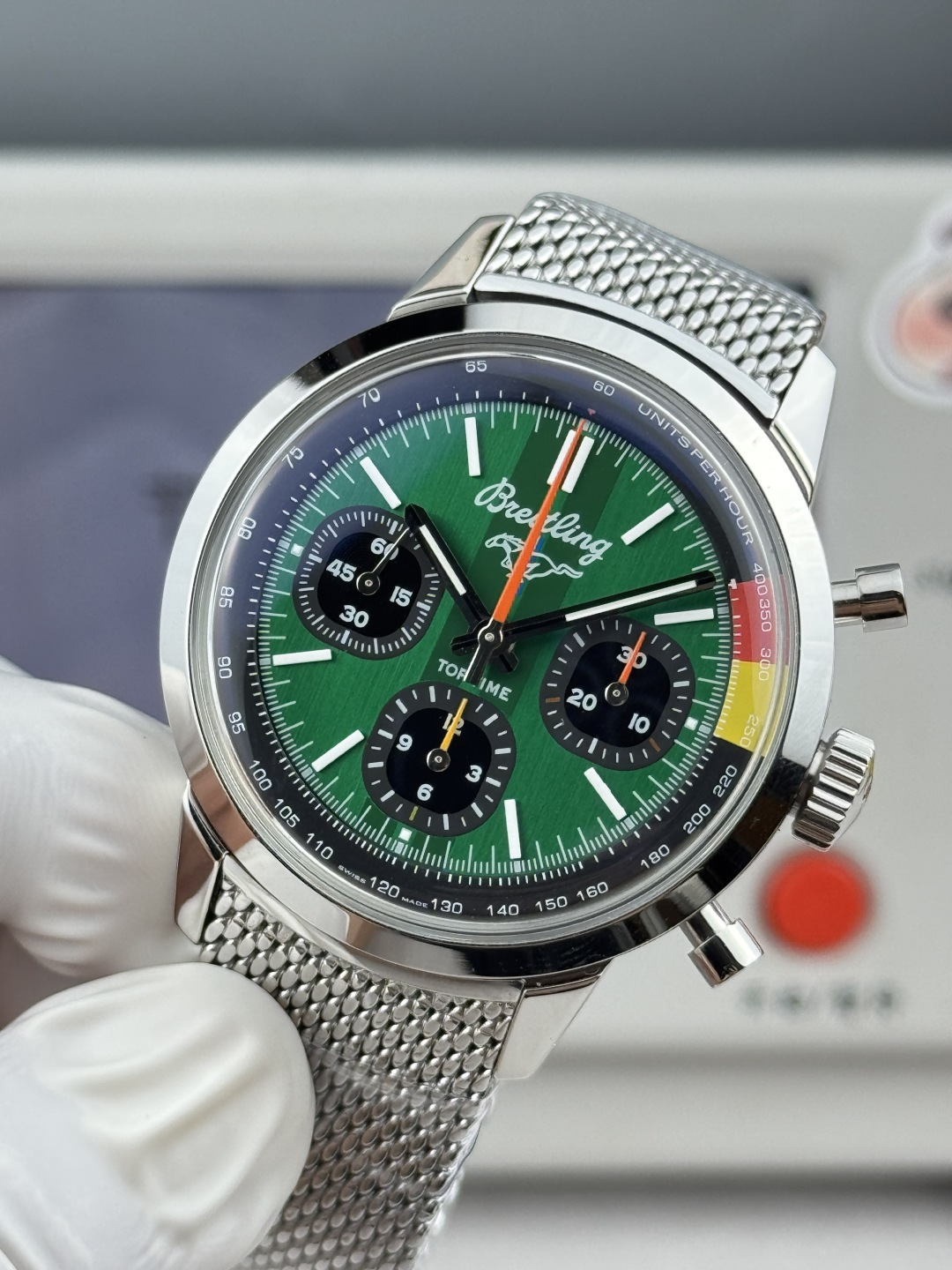 BLS l 7750 l  41mm l 브라이틀링 탑 타임  B01 Deus