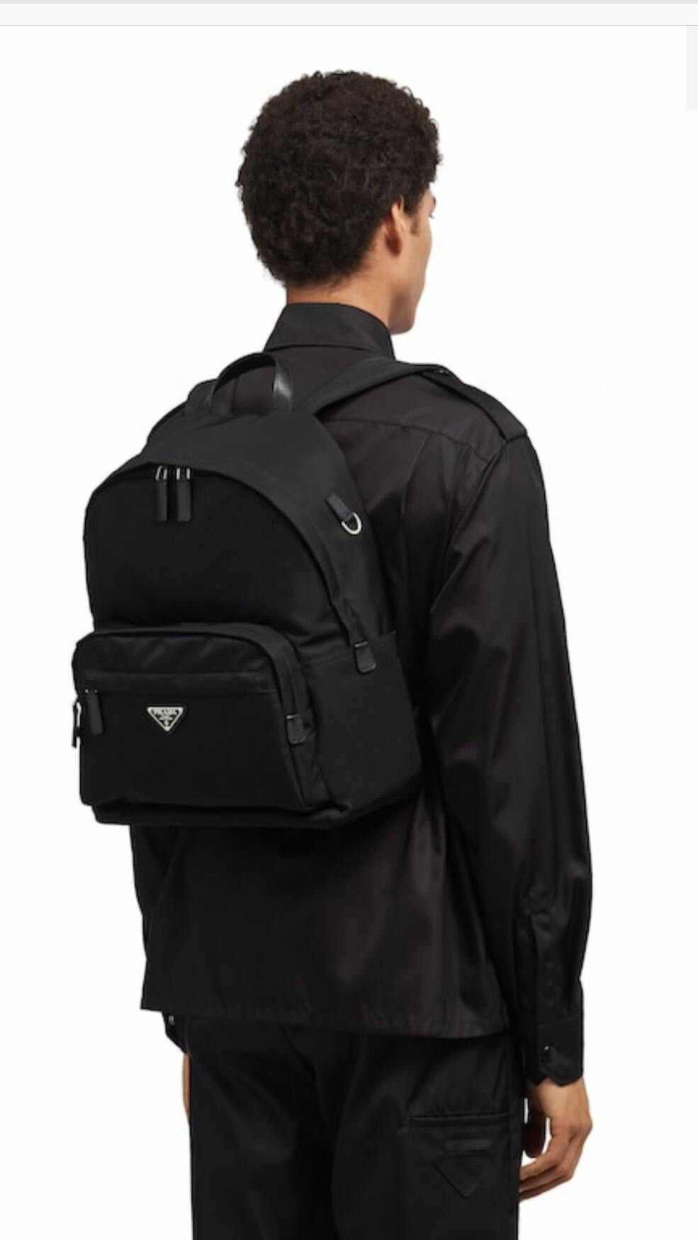 프라다  나일론 백팩 2VZ066 29x40x17cm