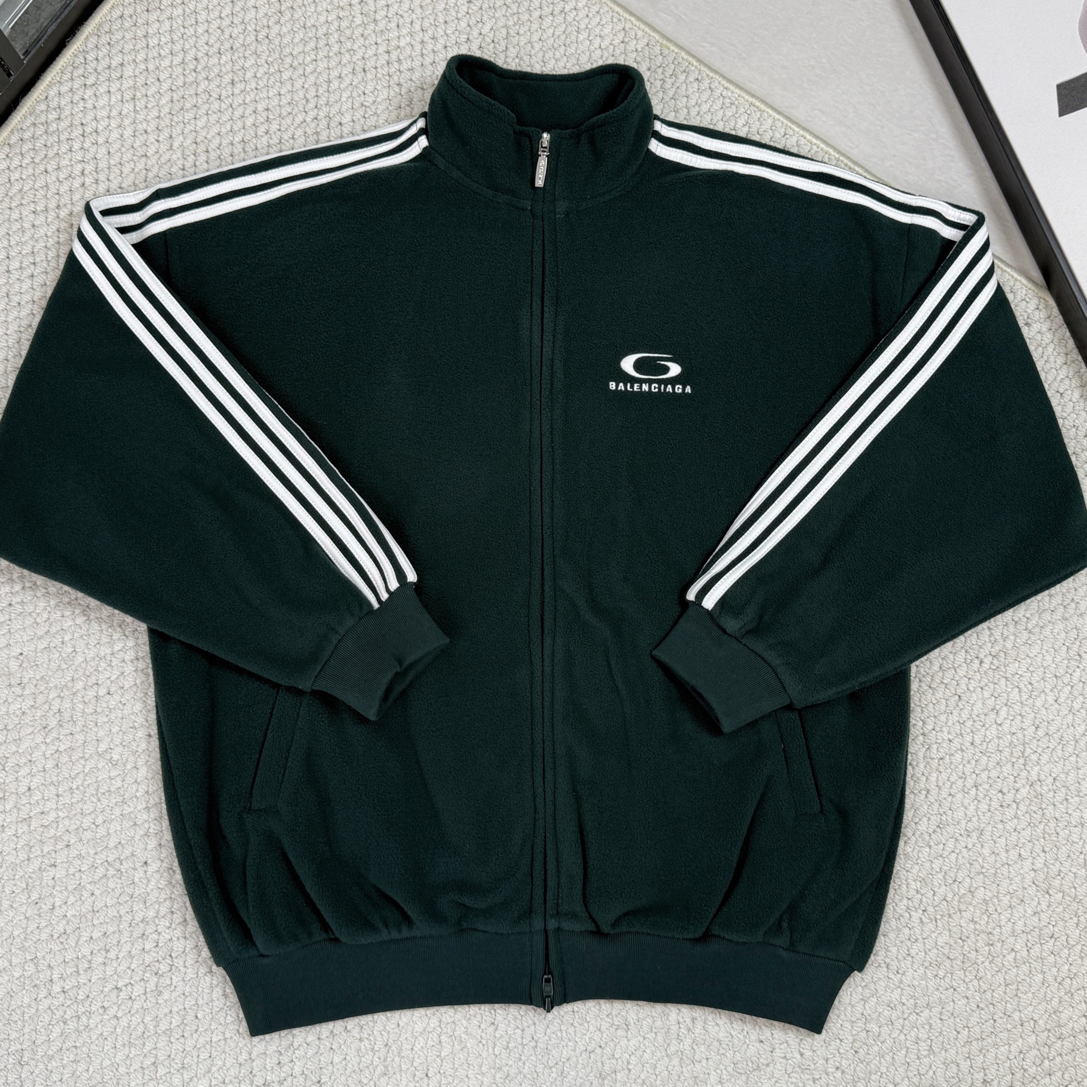 발렌시아가  루프 스포츠 아이콘 집업 재킷