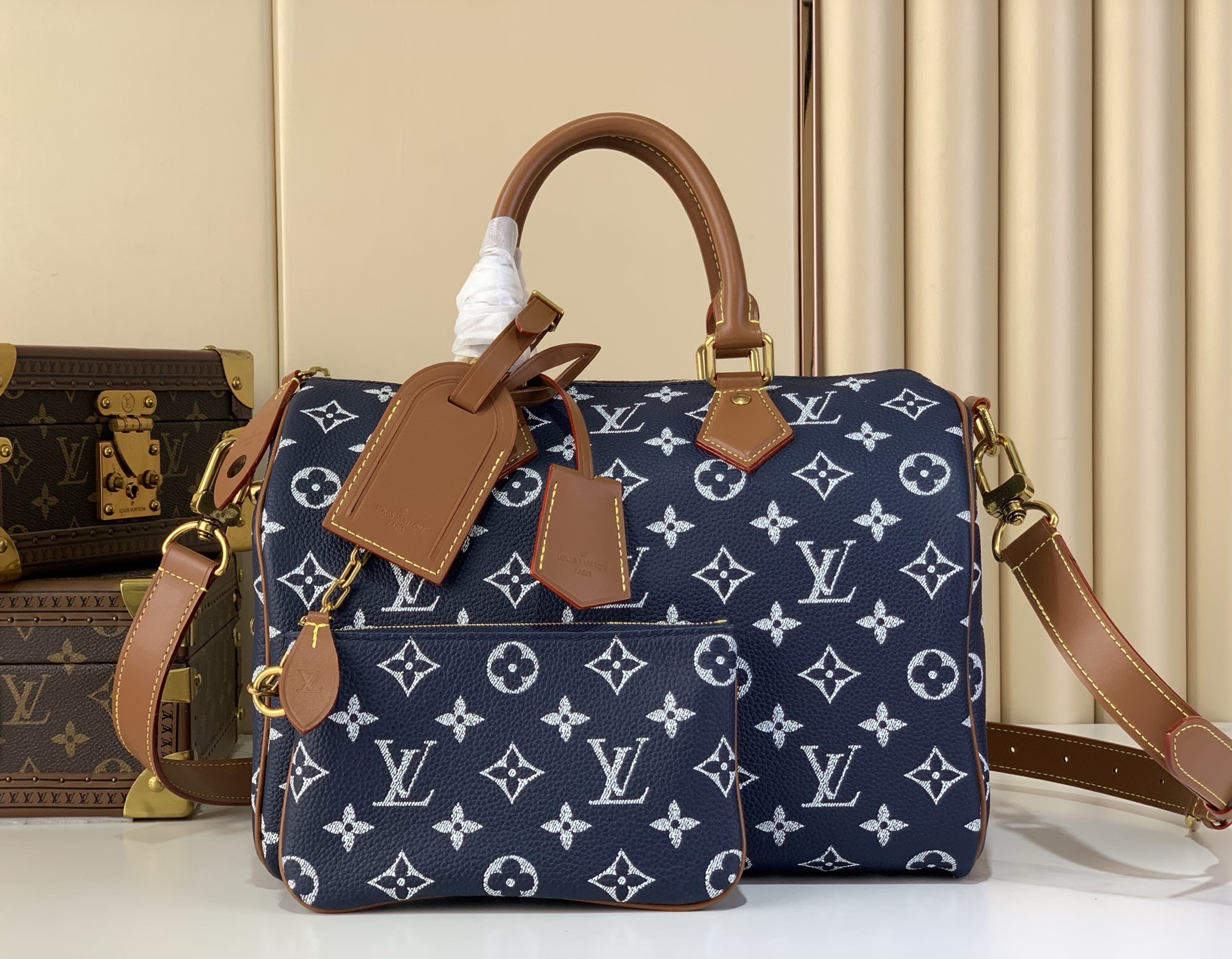 루이비통  Speedy P9 Bandoulière 30 Monogram  M14077  21 x 17 x30cm