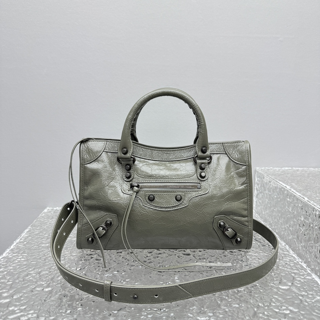 Balenciaga Le City Small leather tote bag  30x 19x10cm