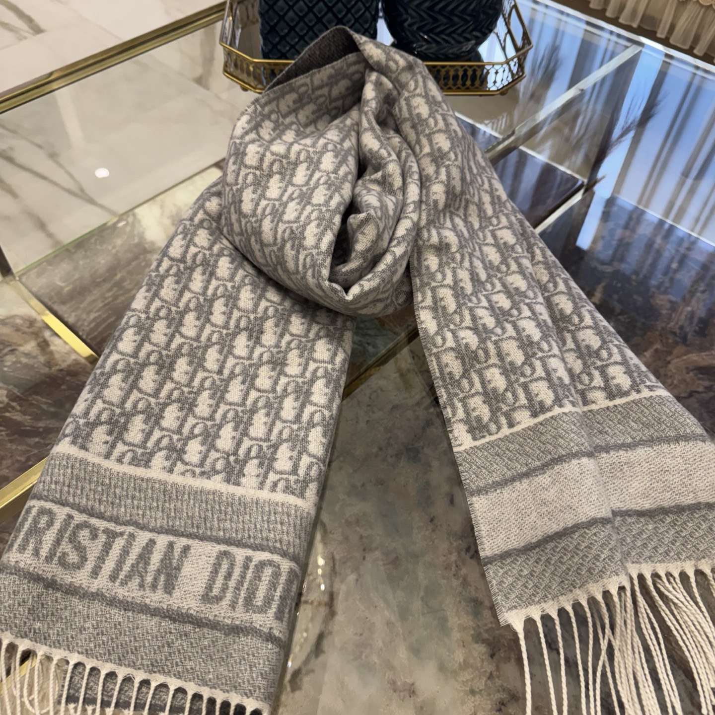 dior 울 스카프 49*200cm