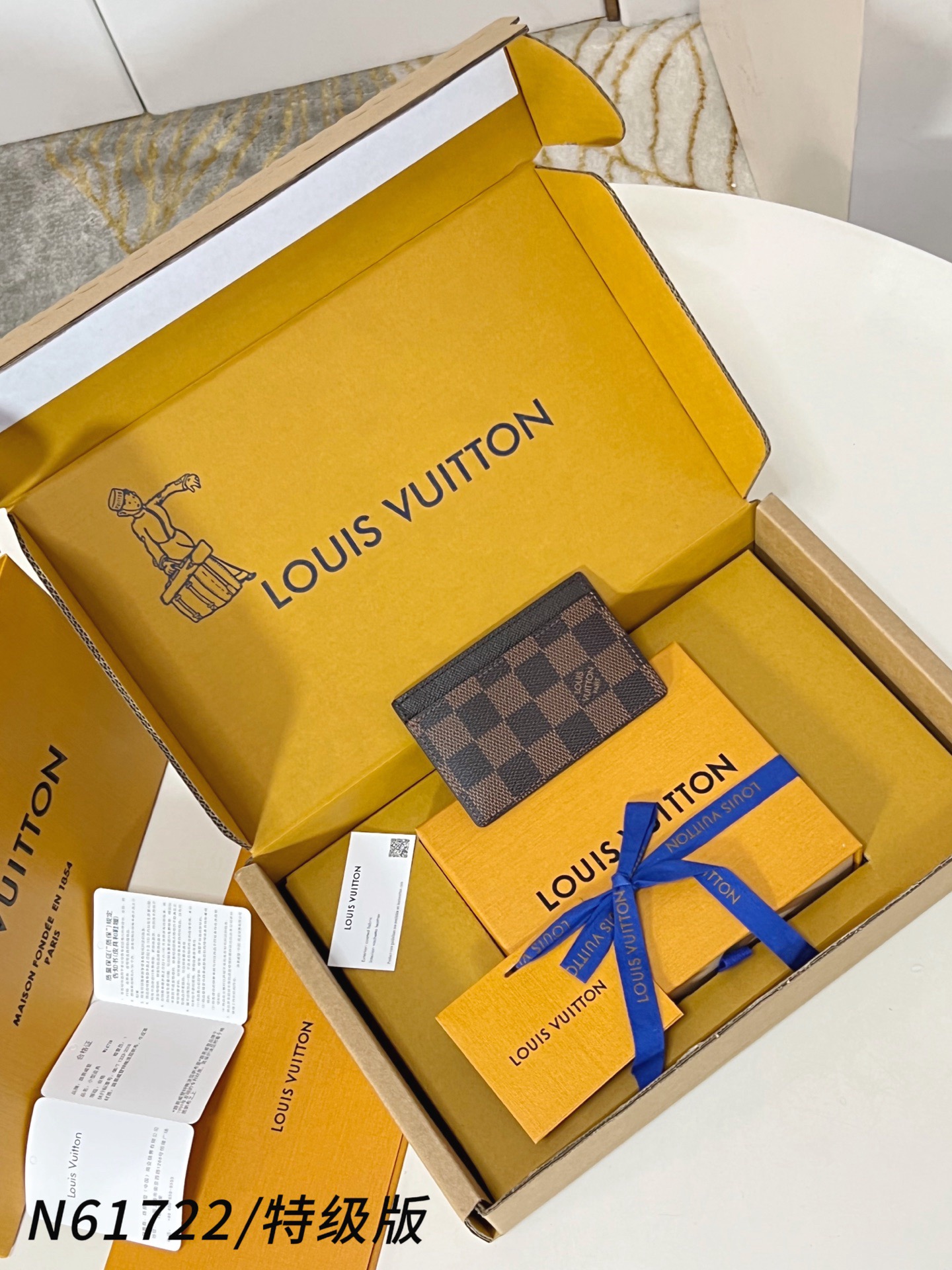 루이비통 다미에 카드지갑 카드홀더 N61722