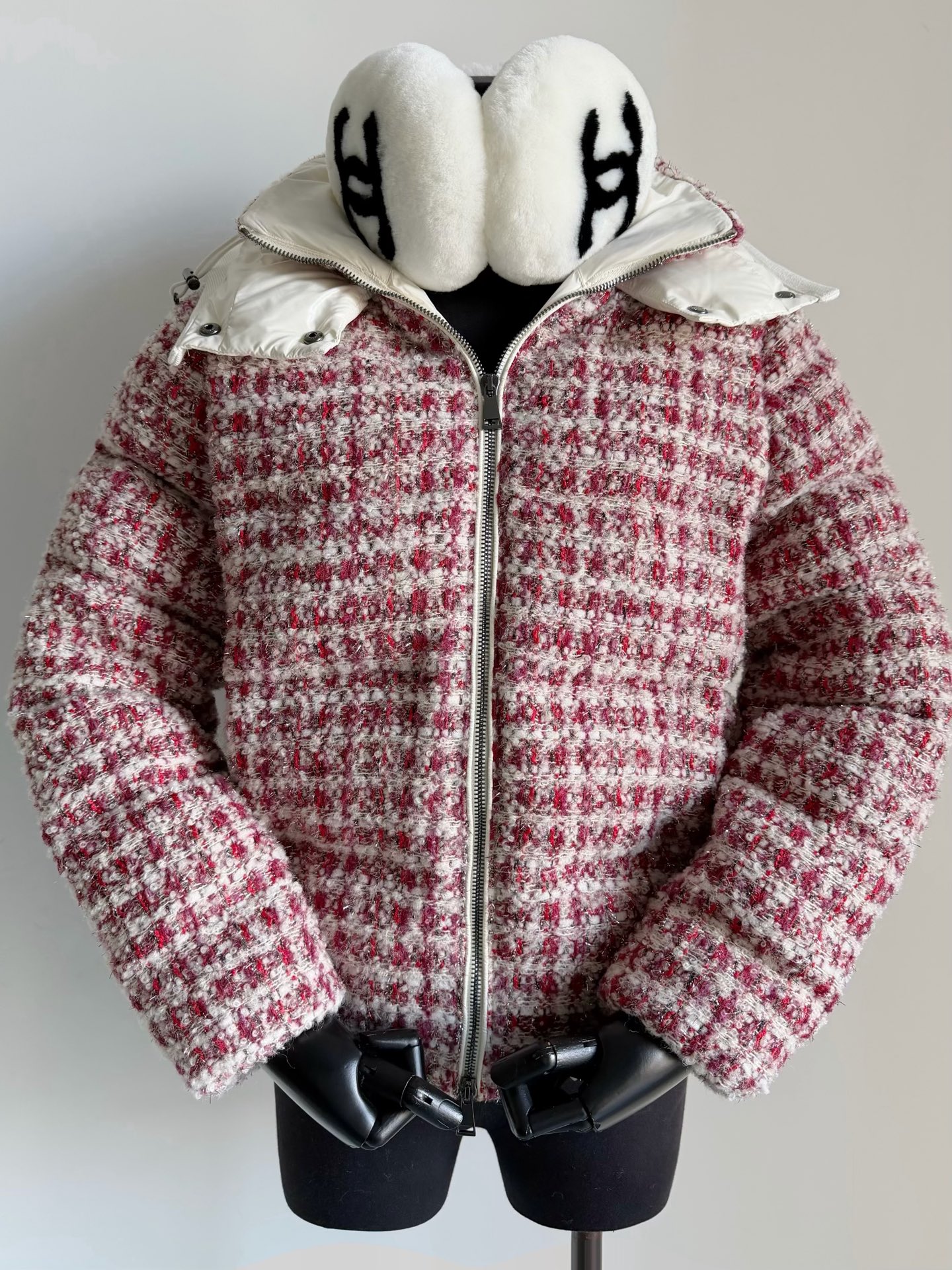 Moncler 트위드 패딩 재킷