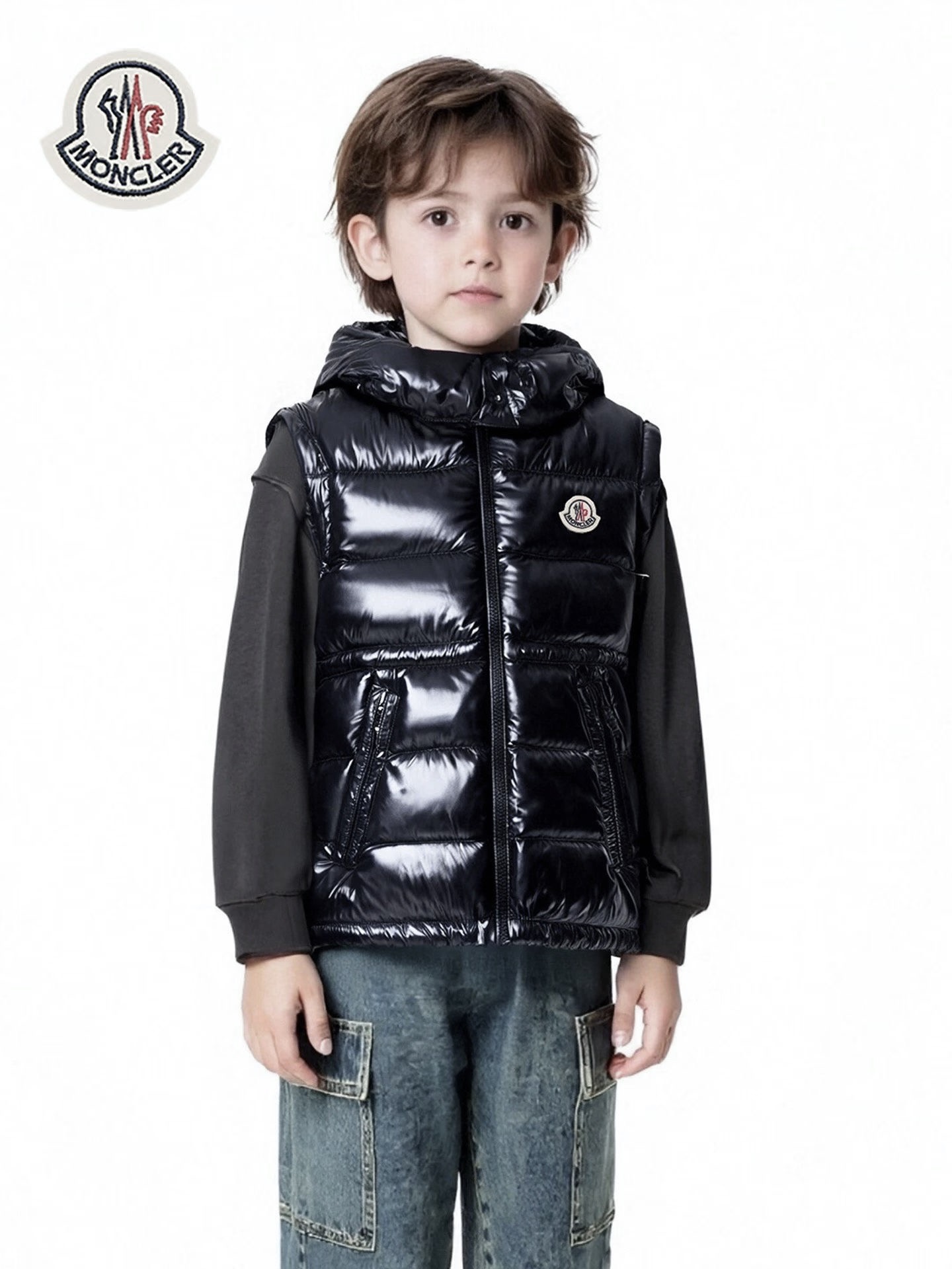 몽클레어 키즈 패딩조끼