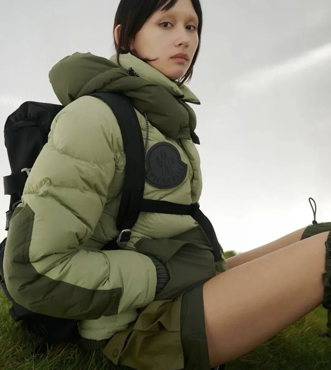 Moncler Chestnut Short Down Jacket