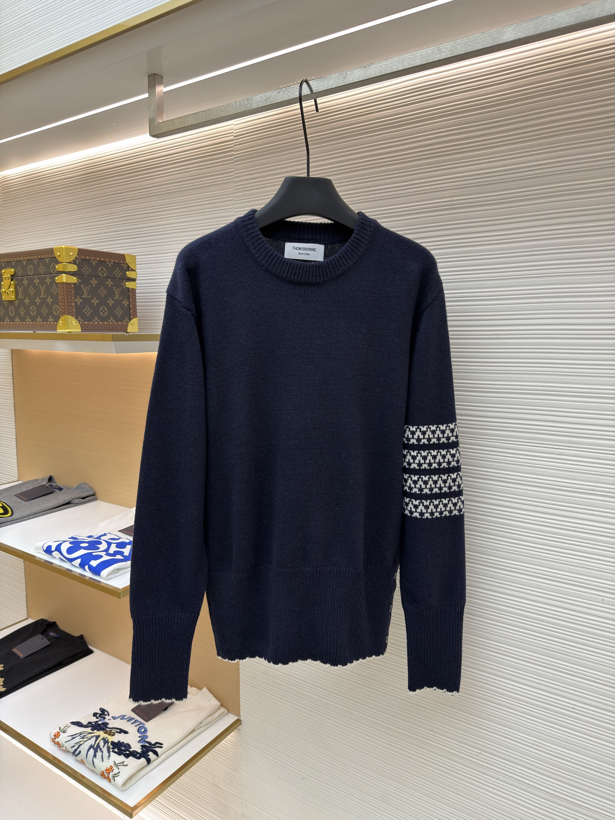 메리노 울 홀리데이 헥터 4-바 풀오버