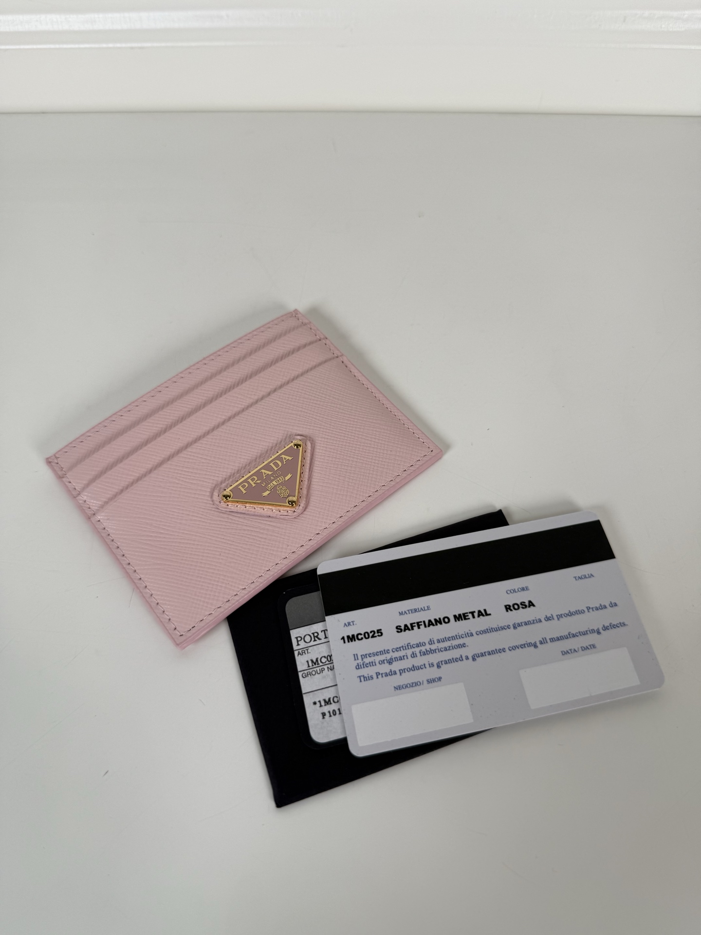 프라다 여성 사피아노  카드 지갑 1MC025