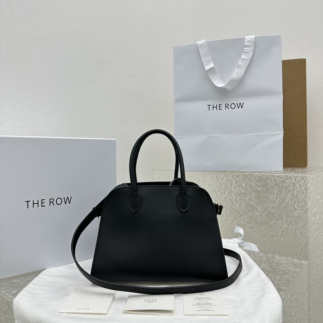 THE  ROW Margaux 10  가죽 백 26x17.5x21cm