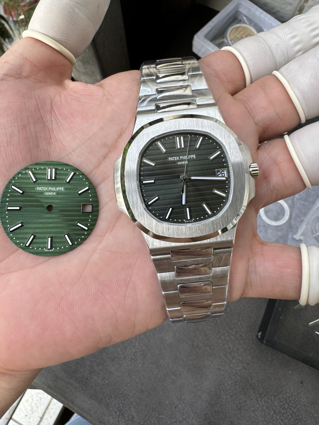 SW  5711  대용 다이얼+핸드+데이트 3ea세트 공임포함