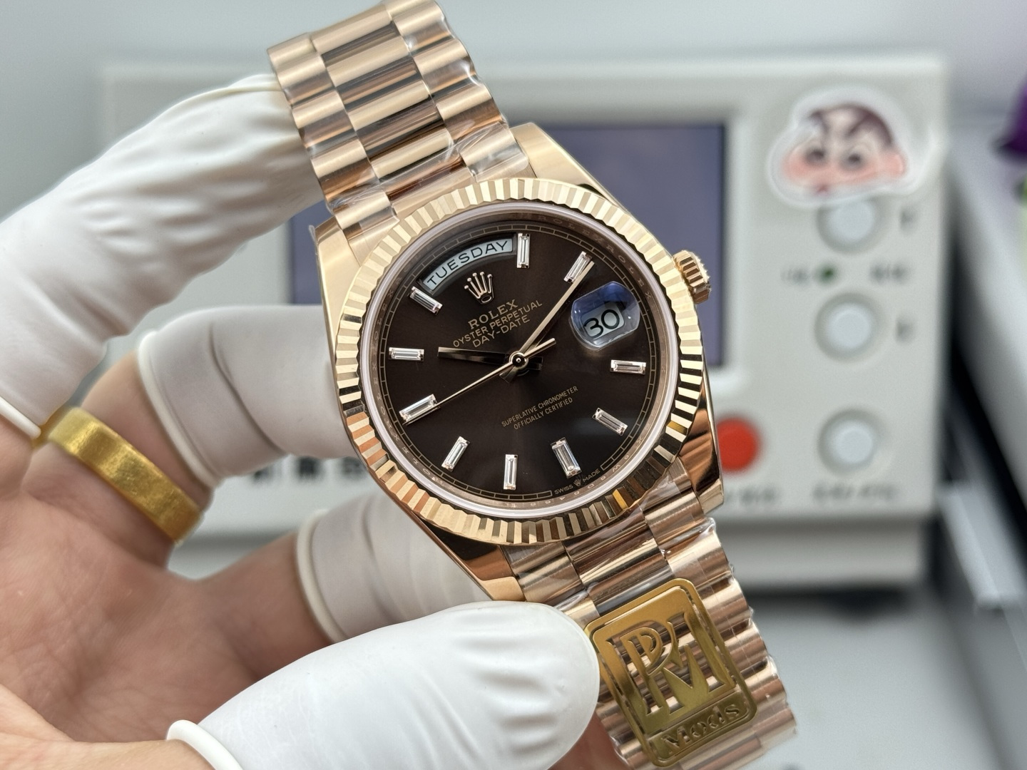 PPM l 단동3255 세라믹튜브 포함 l 40 l  데이데이트 Day-date 209g