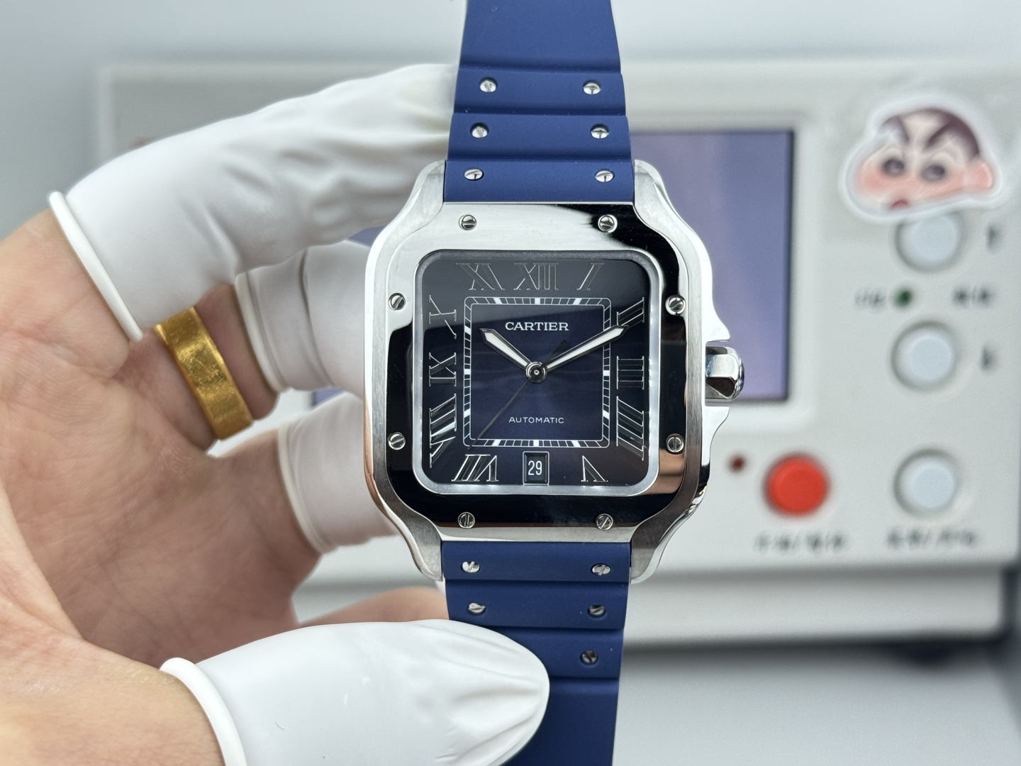 GF l 카르티에 산토스 라지｜39.8mm｜WSSA0030｜9015 무브먼트