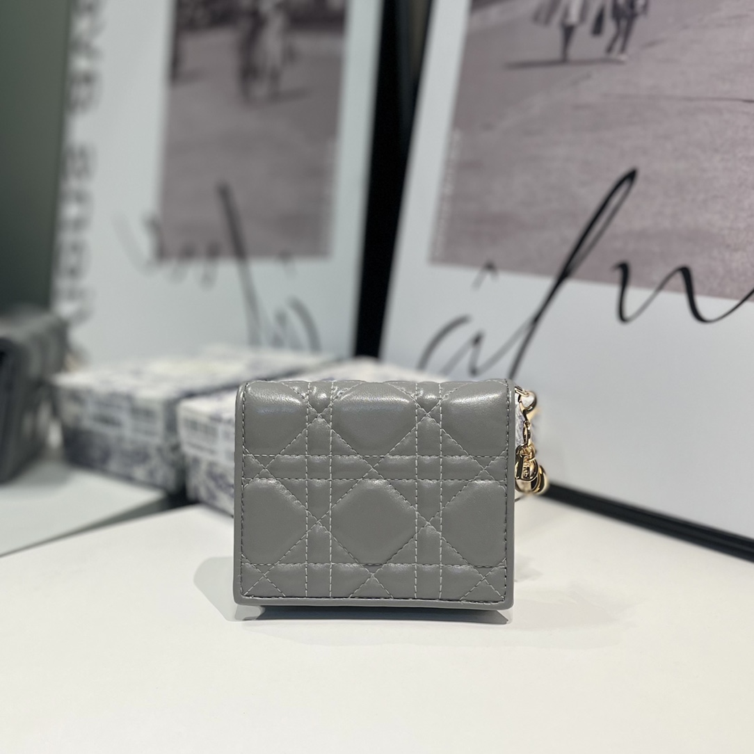 Lady Dior Gardenia 미니 지갑