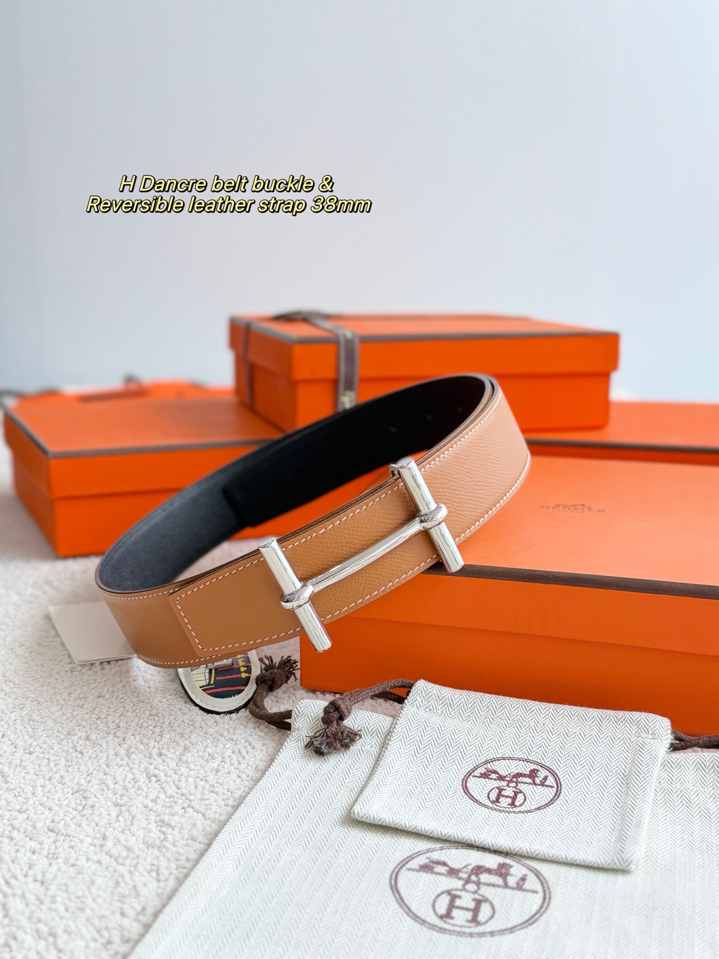 에르메스 H 벨트  3.8cm