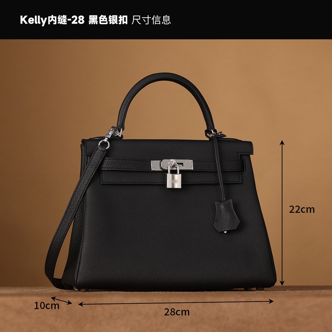 M9  에르메스 켈리 28cm 토고 가죽