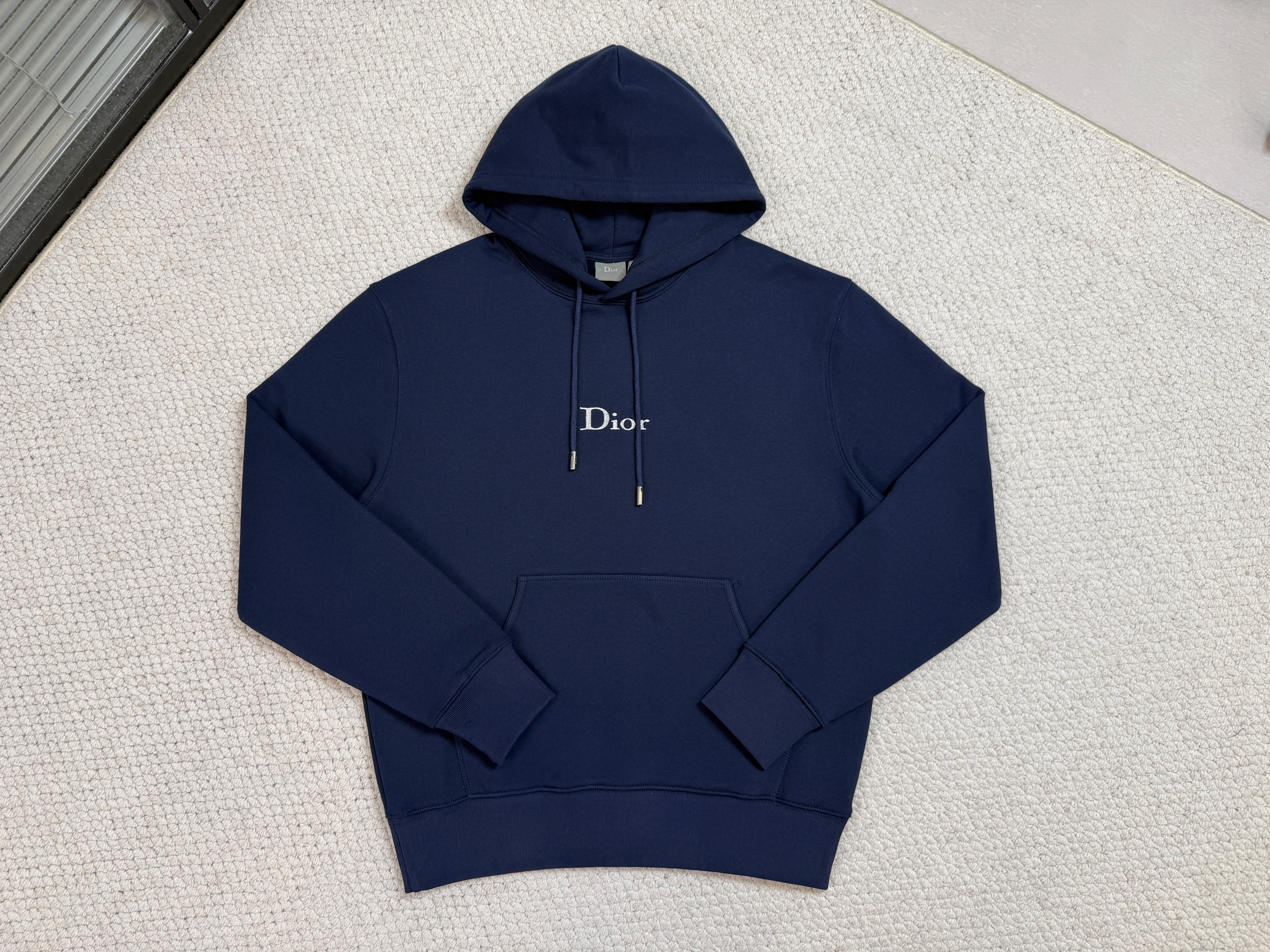 디올 꾸뛰르 백 로고 후드