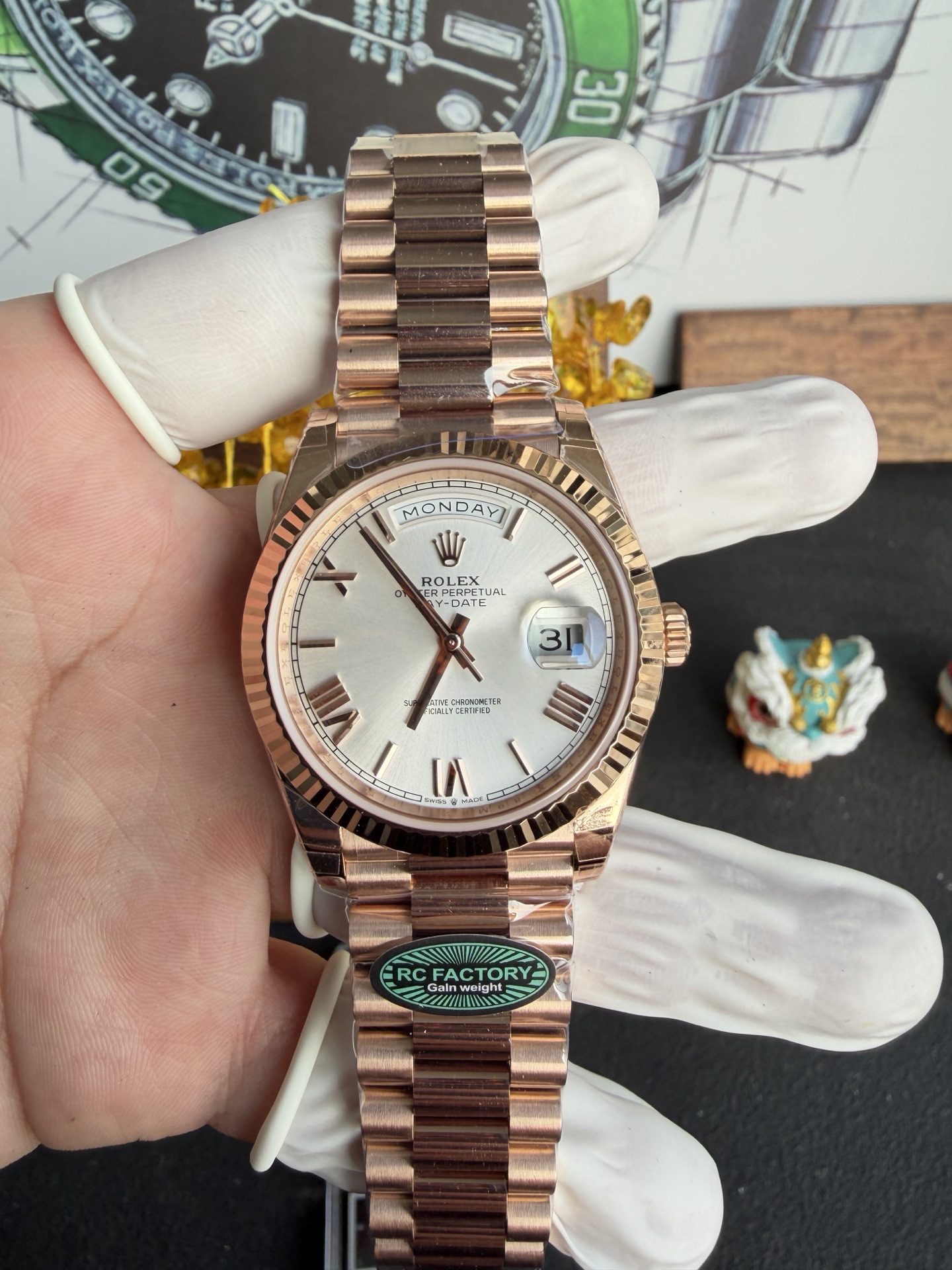 RC l 3255 l 40mm l 데이데이트 Day-date 210g