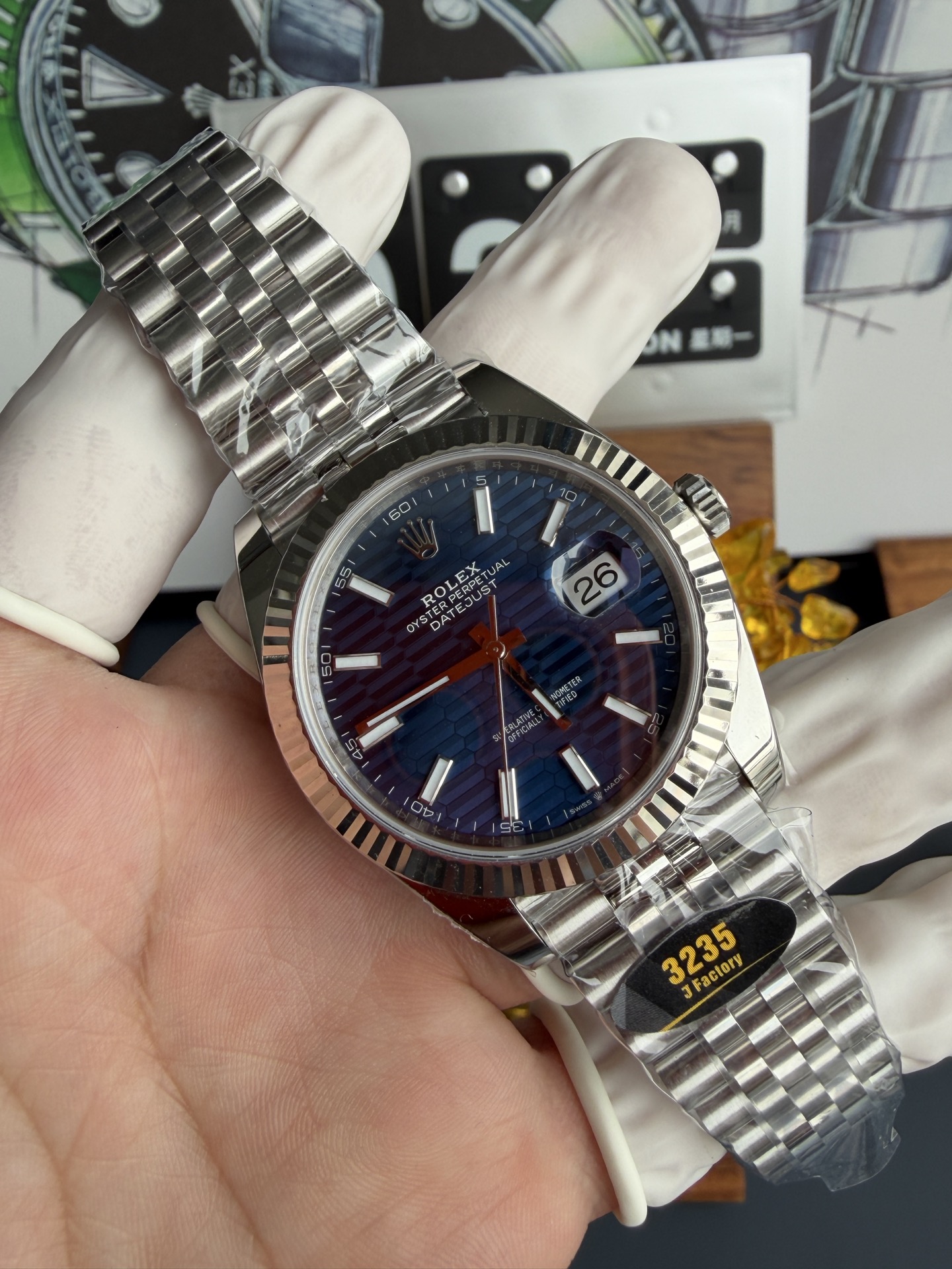 JF | 3235 무브먼트｜41mm l 롤렉스 데이트저스트 126334 프리스프렁 (Free-sprung)