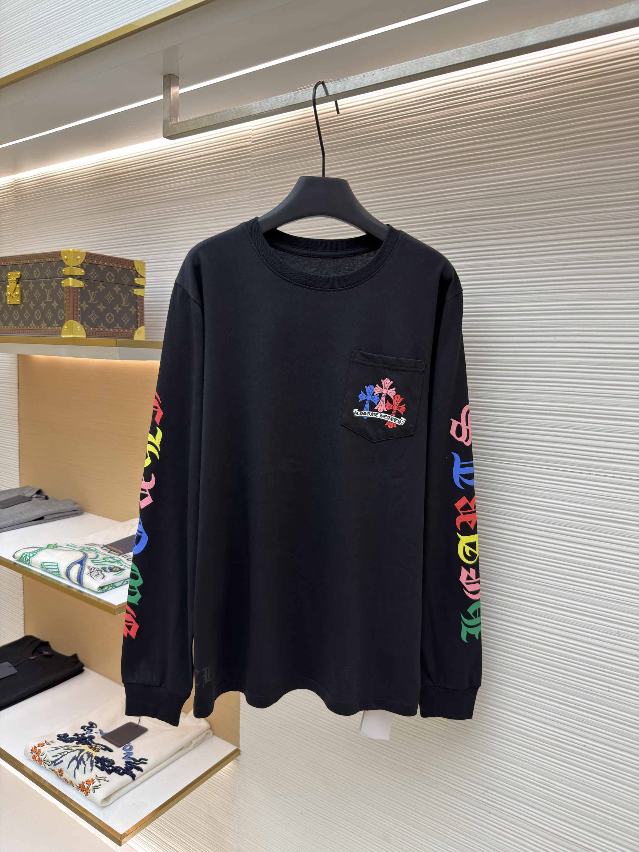 클로이 하트 남녀 긴팔 티셔츠