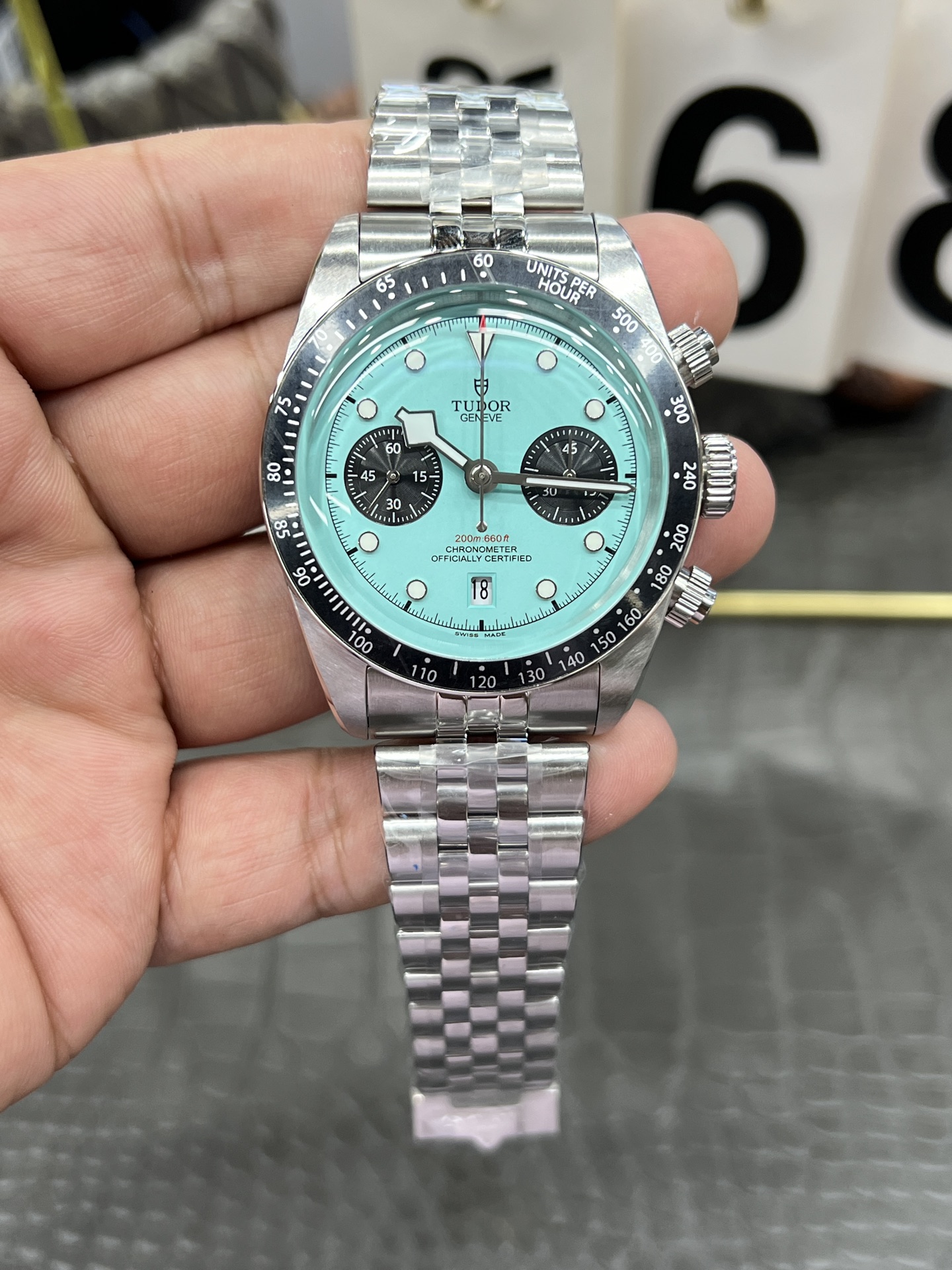 3T l 7750 l 41mm l 튜더 베이 크로노