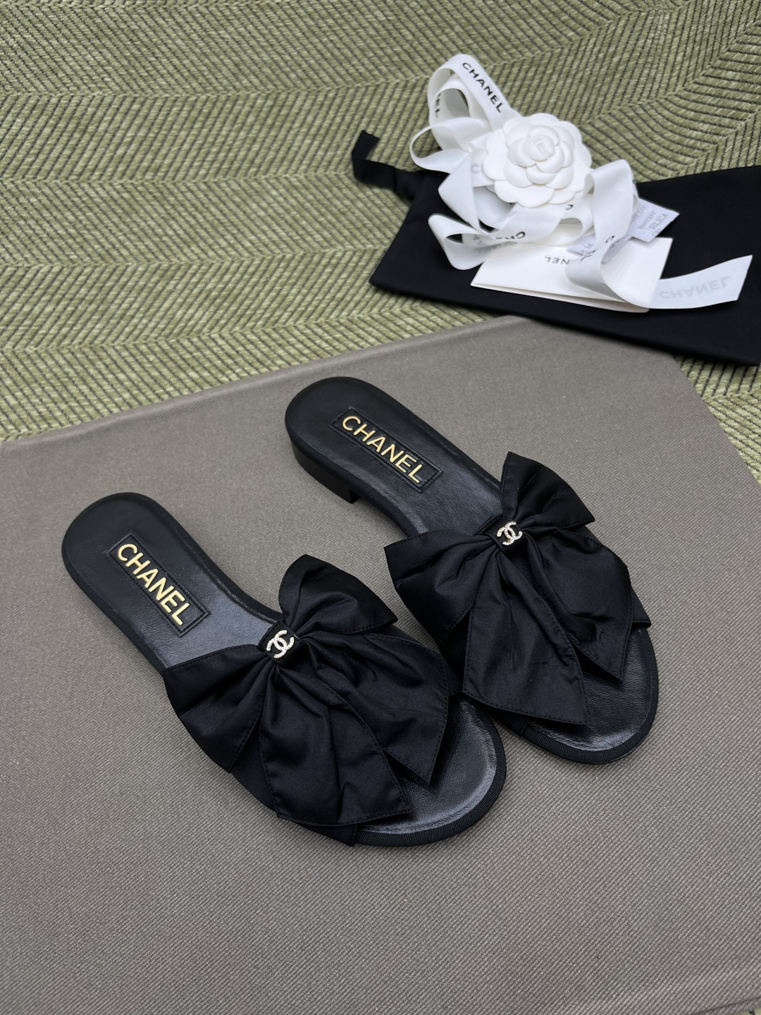 샤* 리본 슬리퍼