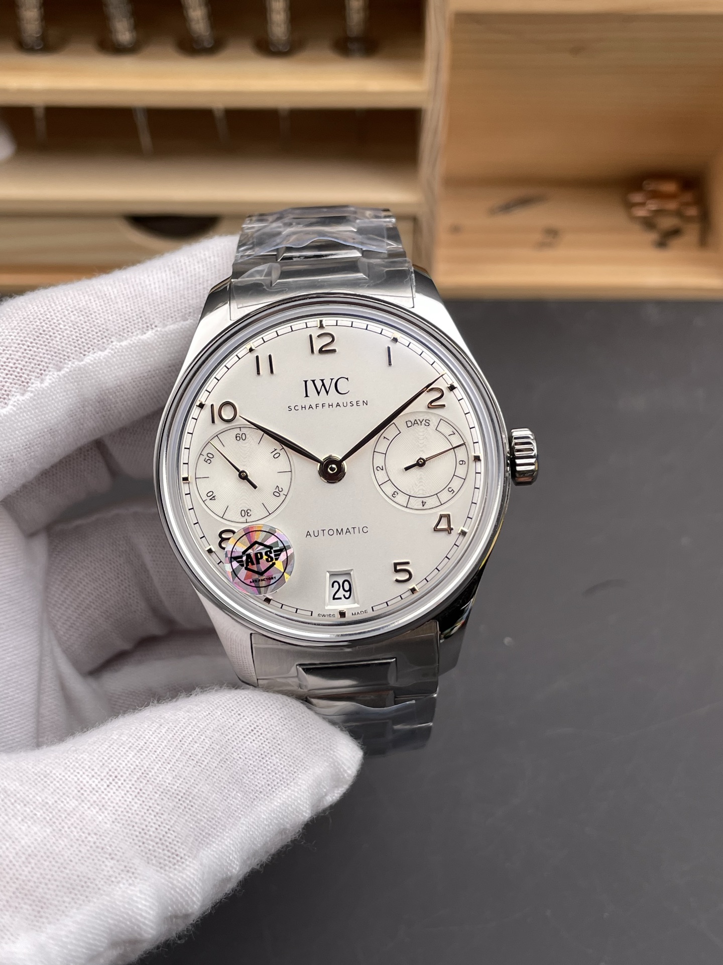 APS | SL52011무브먼트 l42.44mm l IWC 포르투기저 오토매틱7일 파워리저브