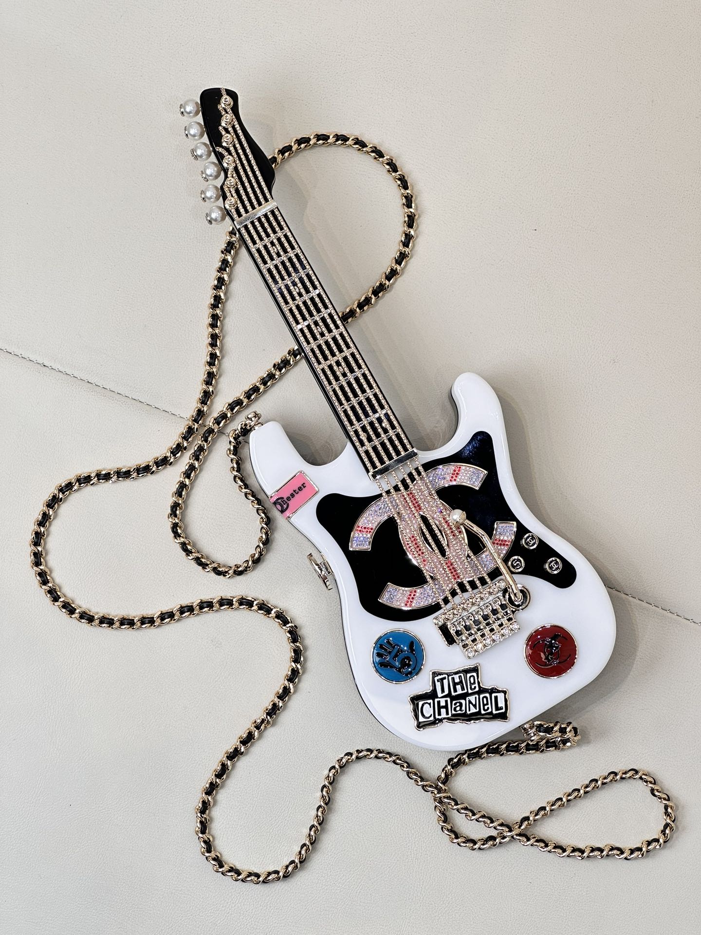 샤*  Guitar Clutch Bag 10/28/3.5cm