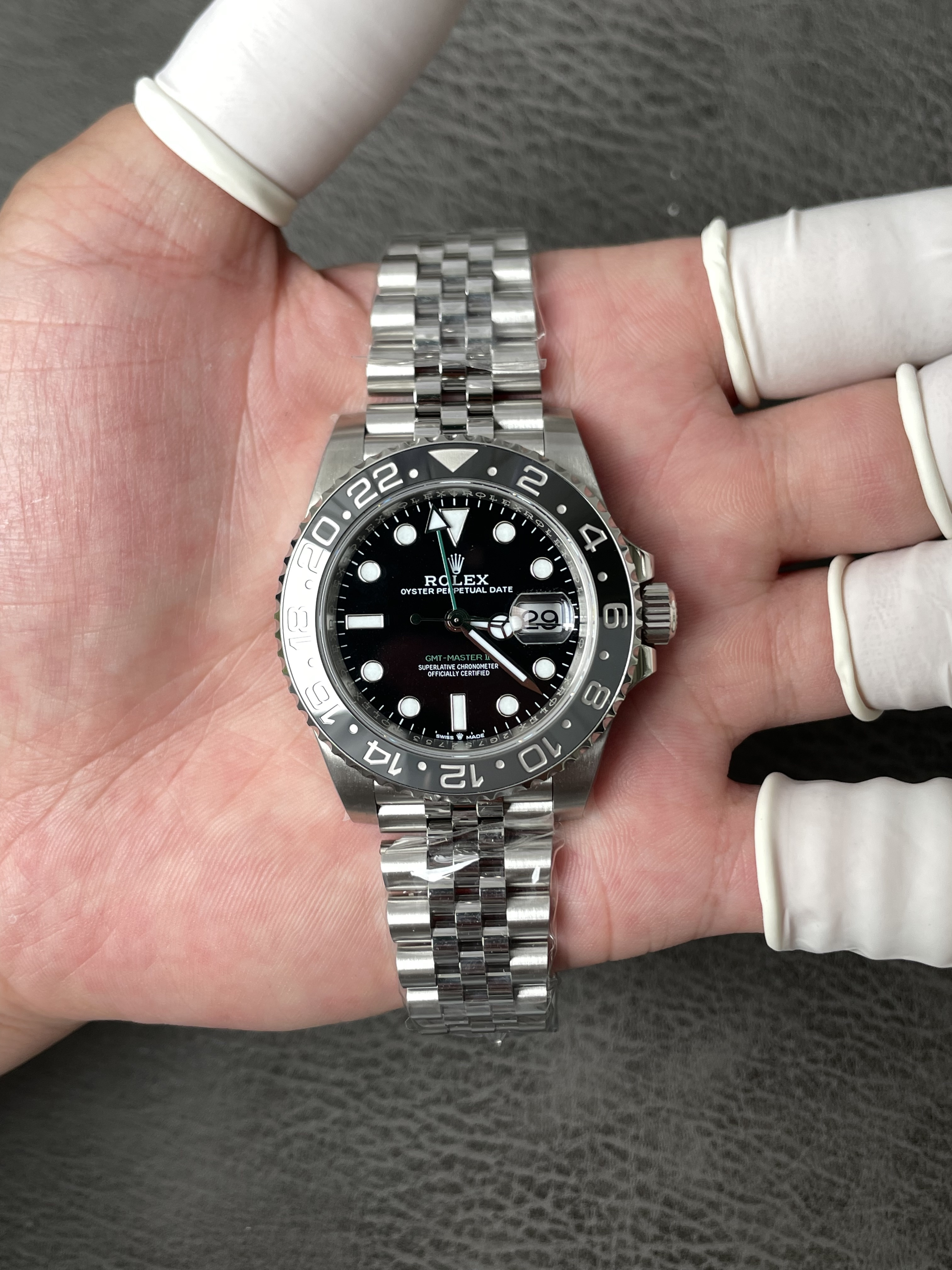 Rich l 40mm l 3285 무브먼트｜롤렉스 GMT-마스터 II 126710GRNR 프리스프렁