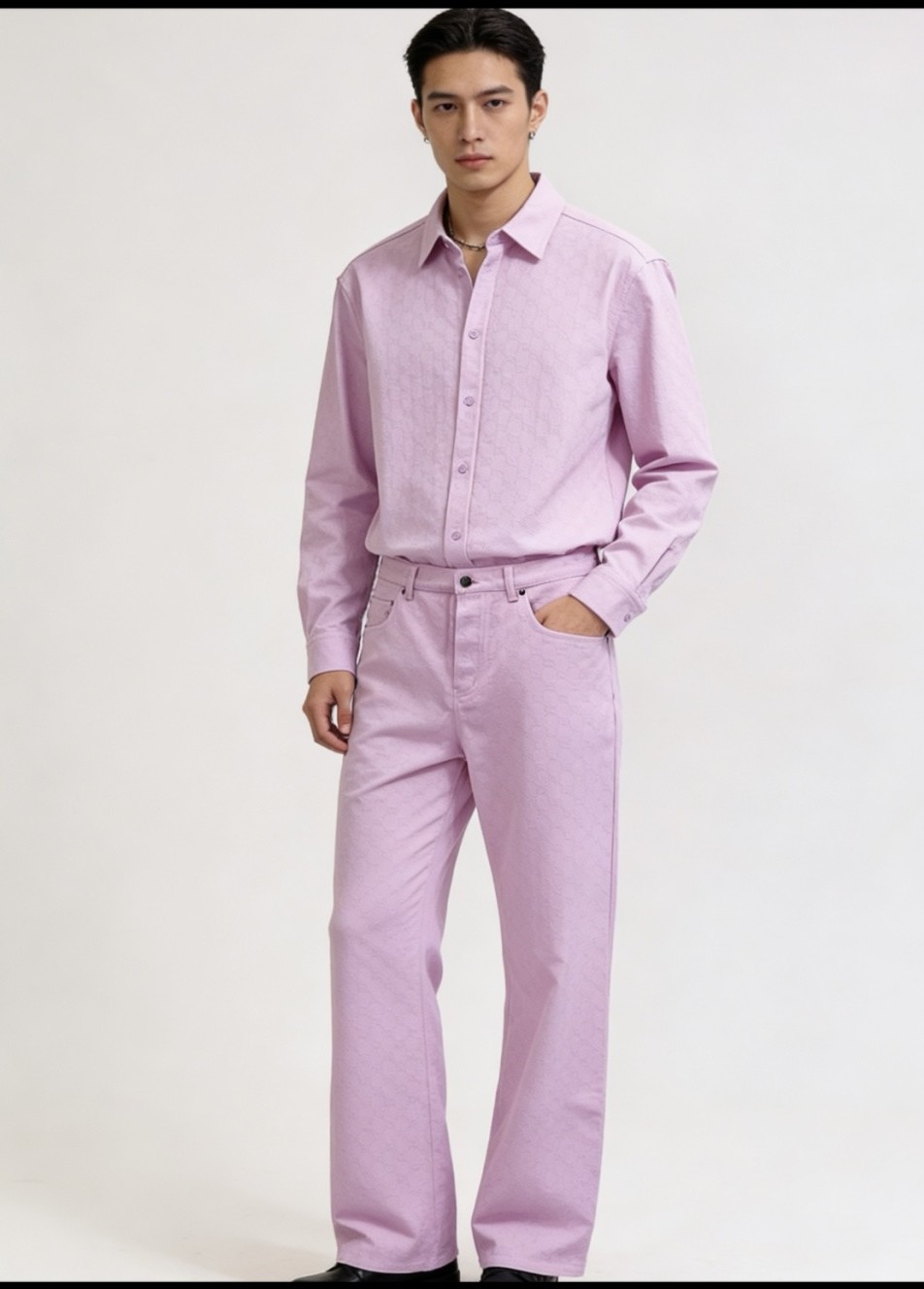 구찌 자카드 셔츠