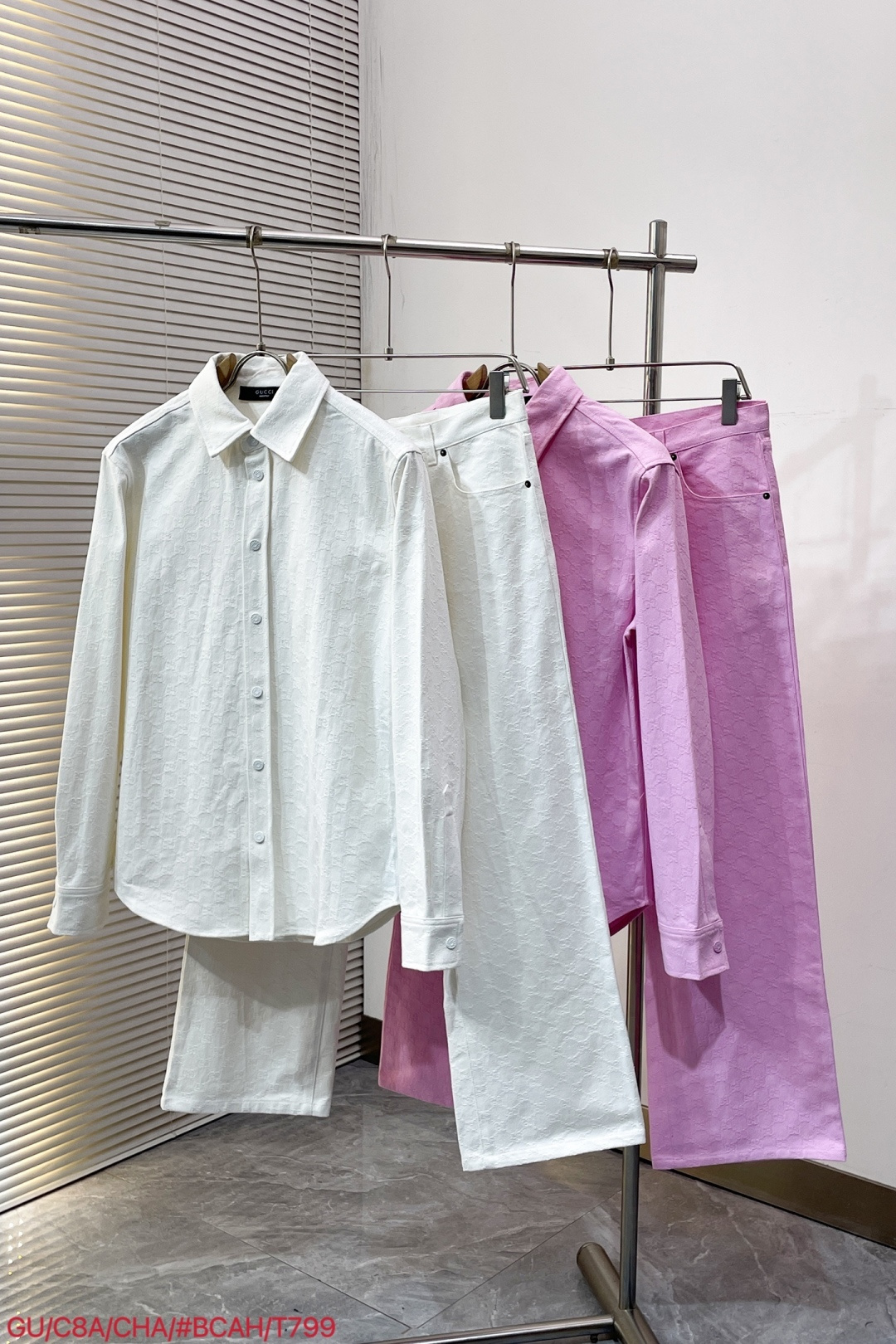 구찌 자카드 셔츠