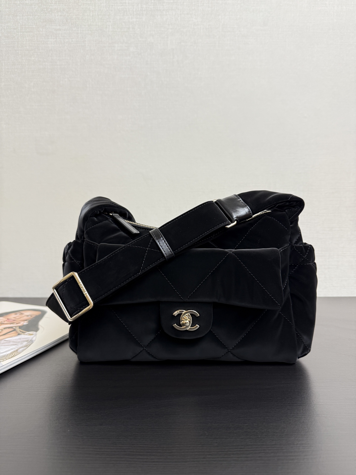 25N 코코네쥬 턴락 볼링백 숄더 크로스백  AS5054 20×32×12cm