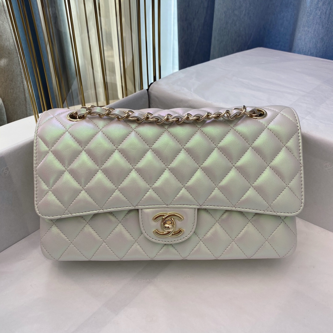 샤 ƆC ⅭＨΑＮＥⅬ ƆC 넬 클래식  플랩백 미디움 25cm 112