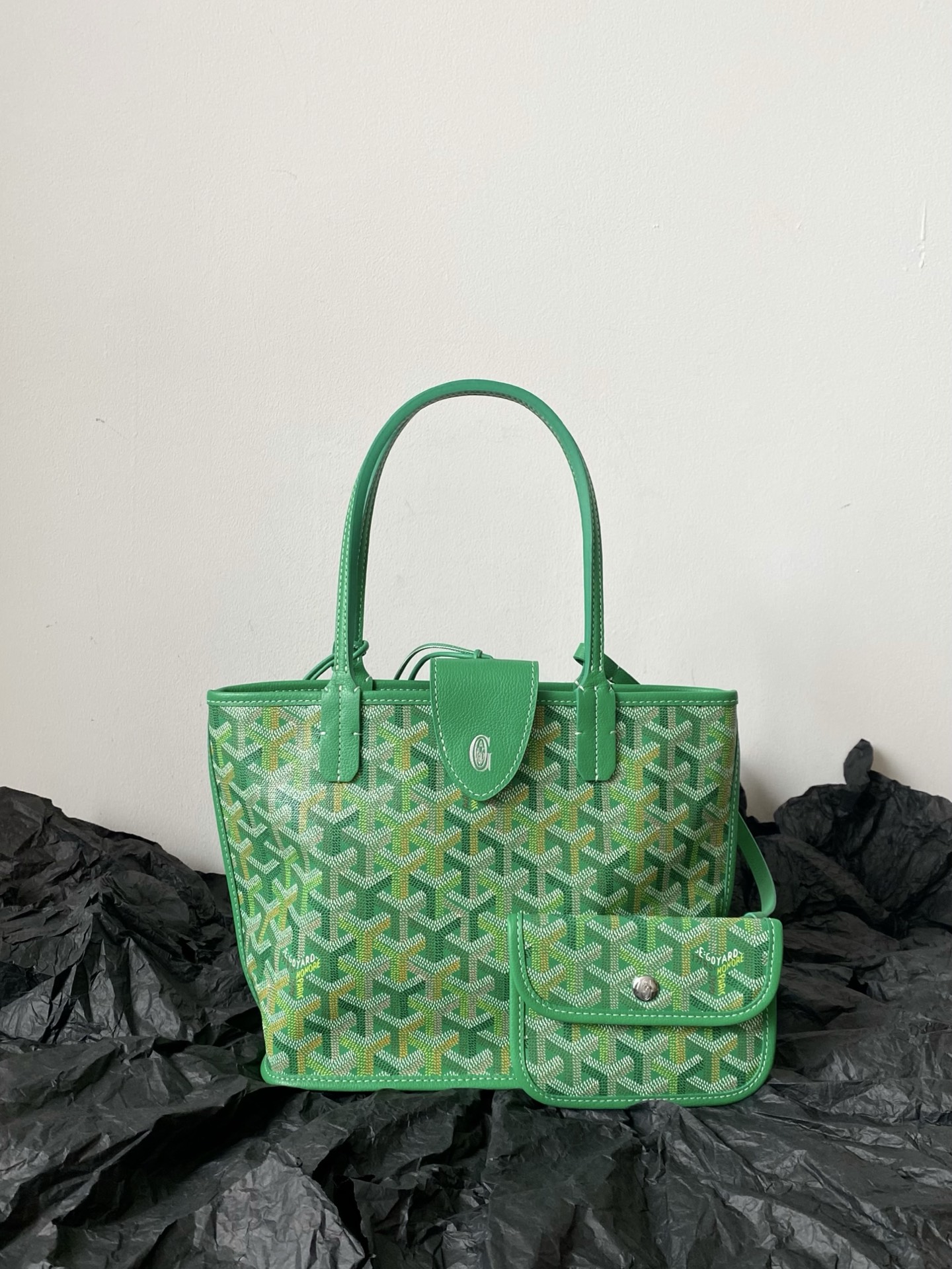 고야드 26 리버서블 미니 토트백 20×20×10cm