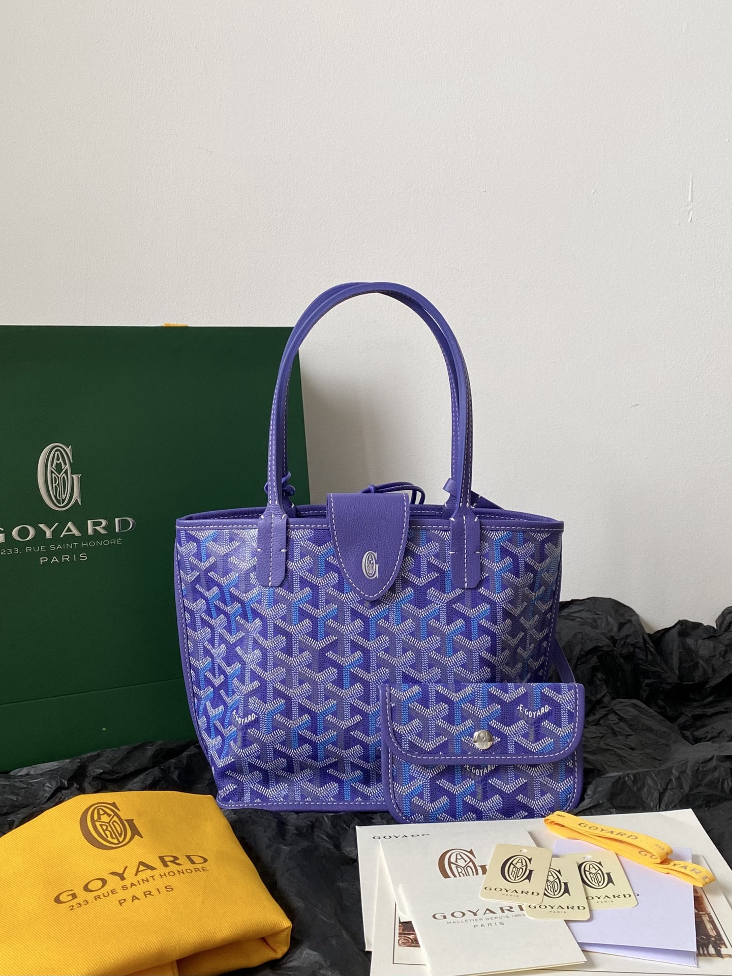 고야드 26 리버서블 미니 토트백 20×20×10cm