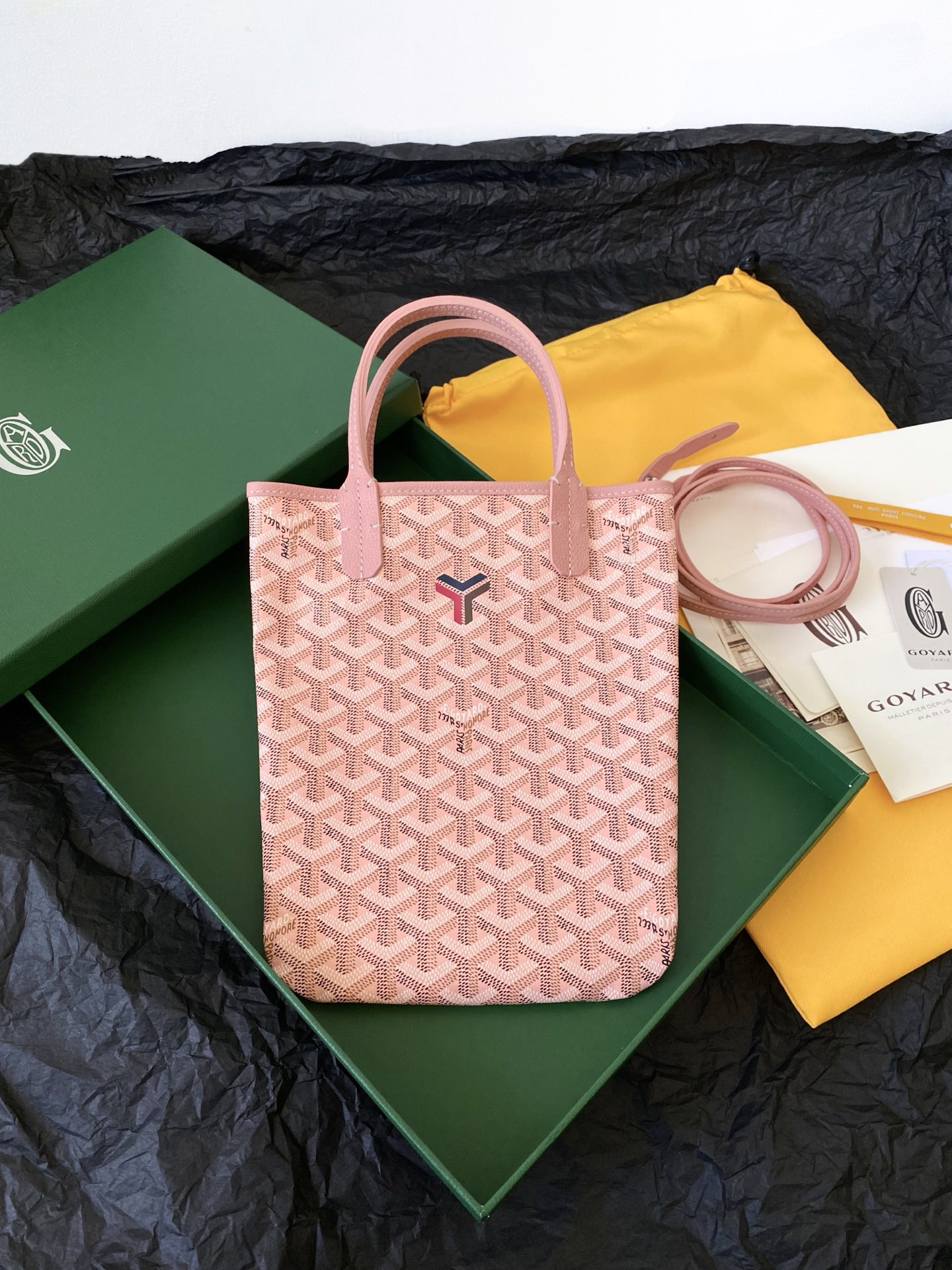 고야드 26 리버서블 미니 토트백 24×21×1cm