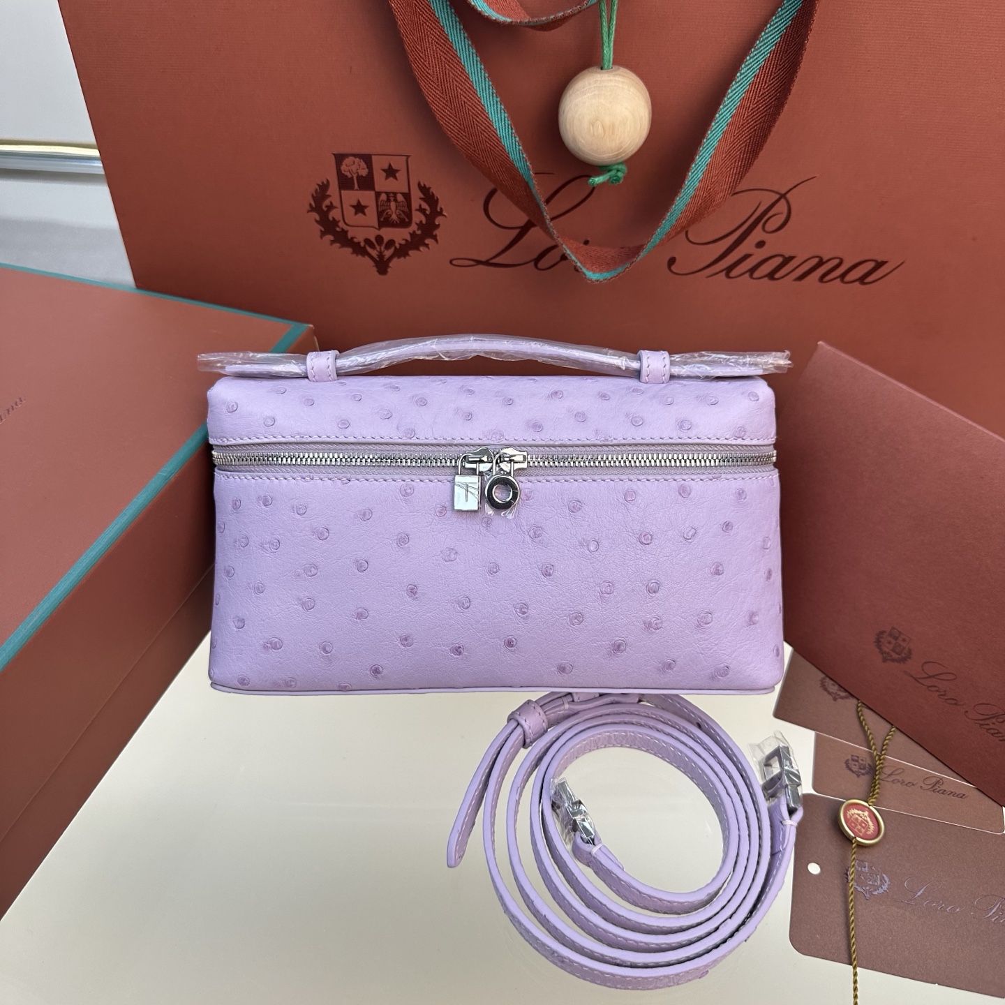 로로피아나  Extra pocket L19 19×7×12cm