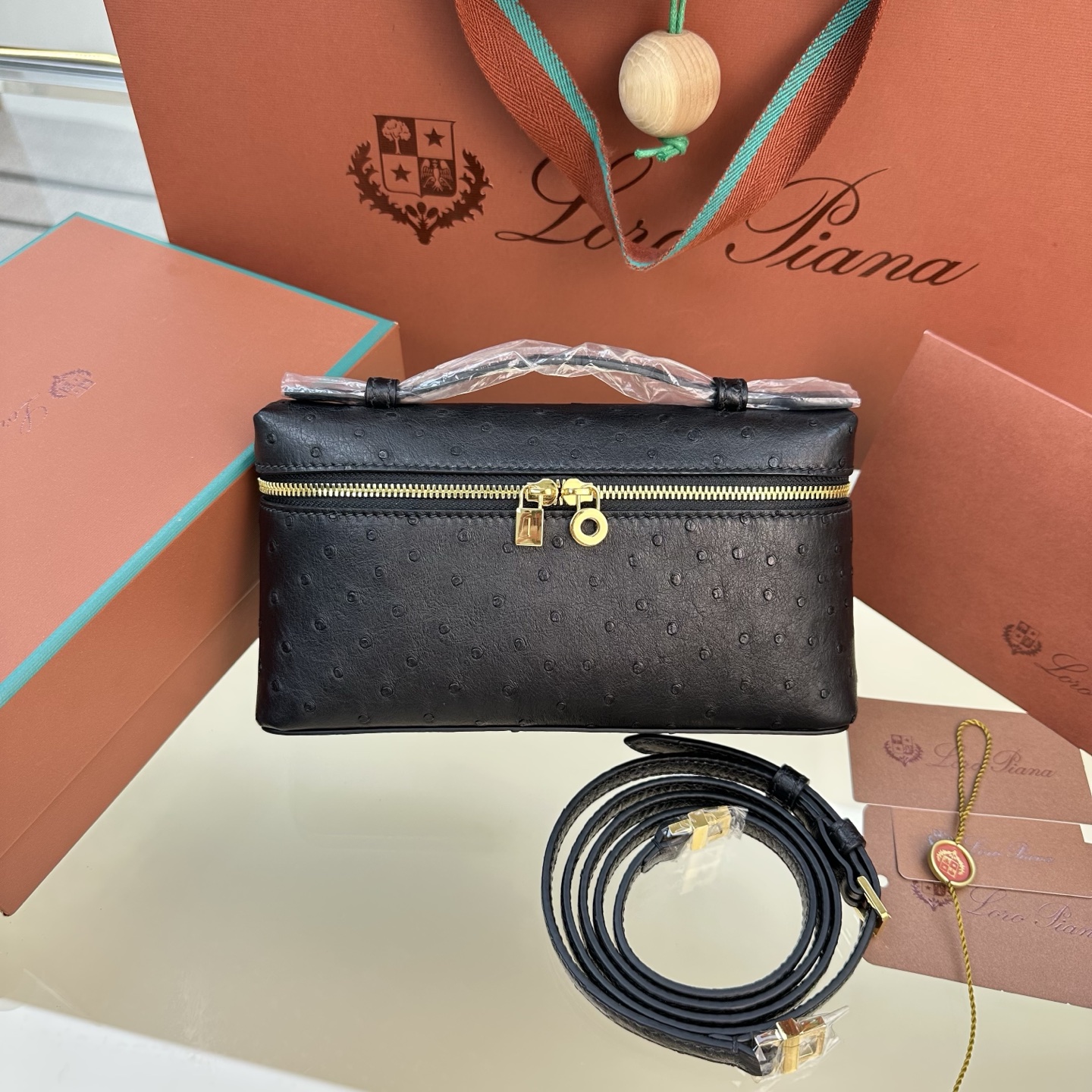 로로피아나  Extra pocket L19 19×7×12cm