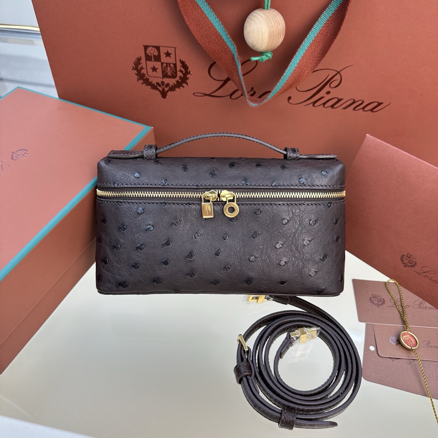 로로피아나  Extra pocket L19 19×7×12cm