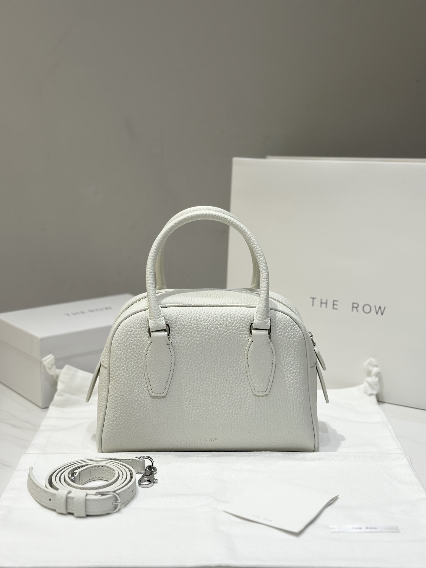 더 로우 India 백 미니 23*20（28）*10 cm